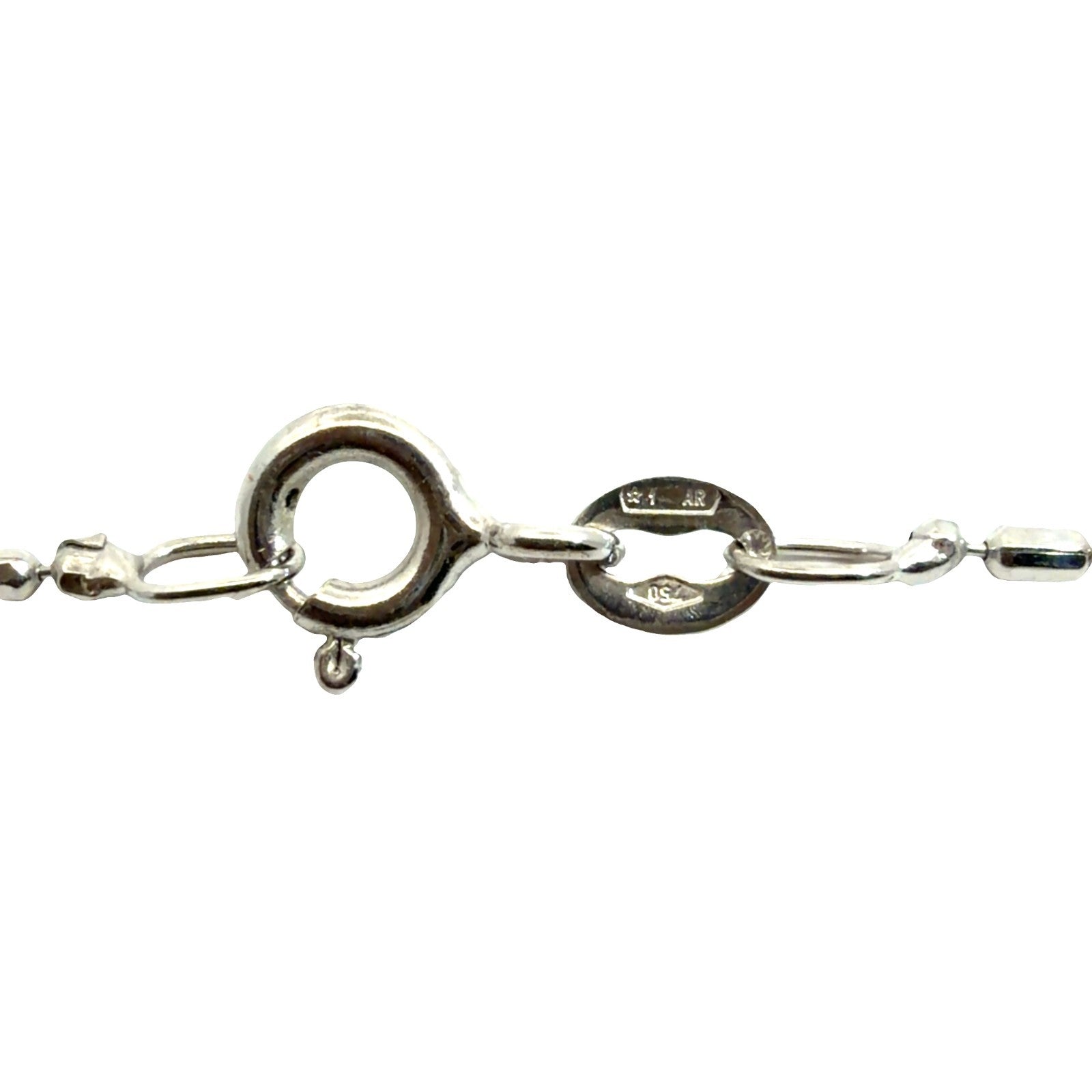 Vintage 18k White Gold 0.28ctw Necklace 16.5"4