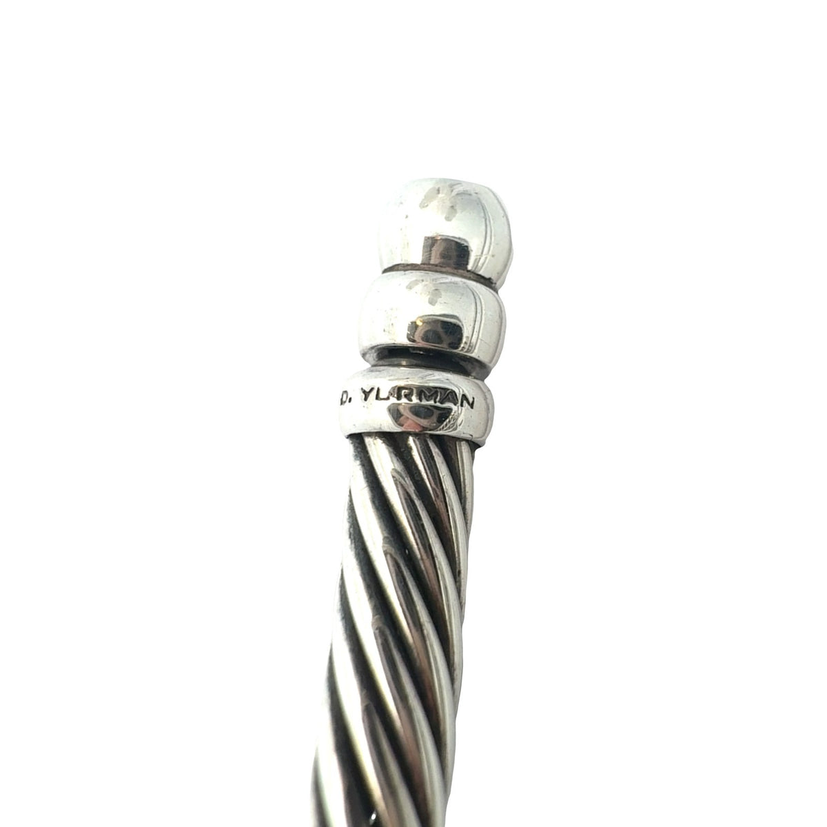 David Yurman Sterling Silver Pearl & 0.64cttw Diamond Hampton Cable Choker 15.5"6