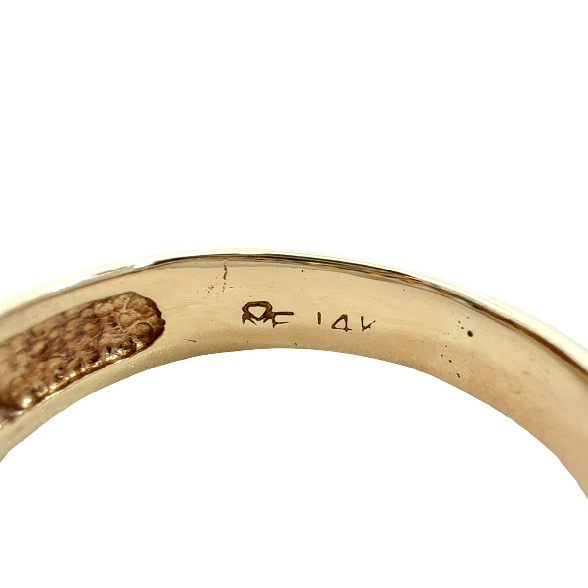 14k Yellow Gold Marquise 0.86cttw Blue Sapphire and 0.26cttw Diamond Ring Size 55