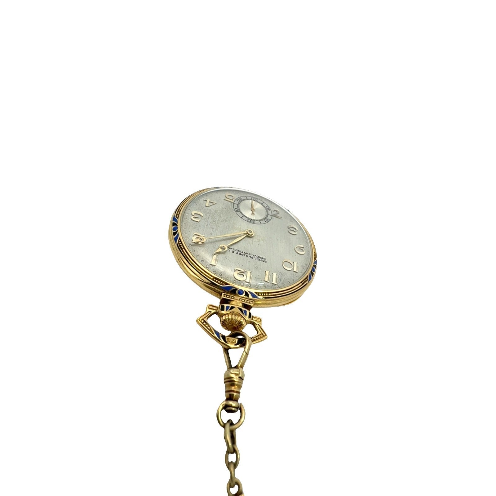 Patek Philippe 18k Yellow Gold Pocketwatch and 14k Yellow Gold Fob Chain9