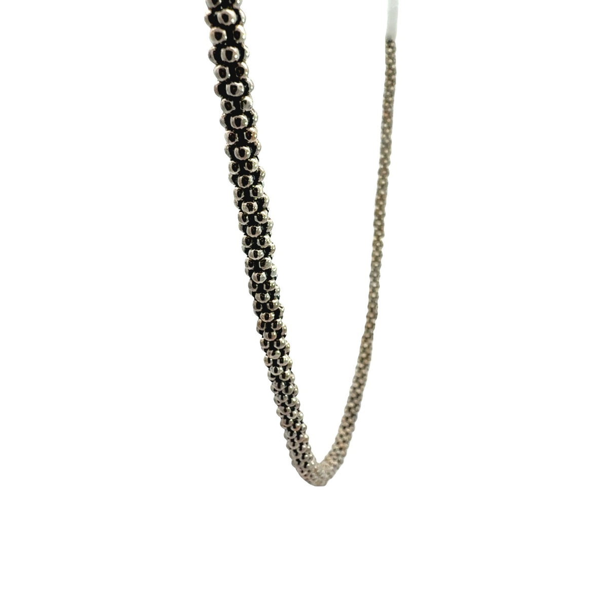 Lagos Sterling Silver Caviar Necklace2