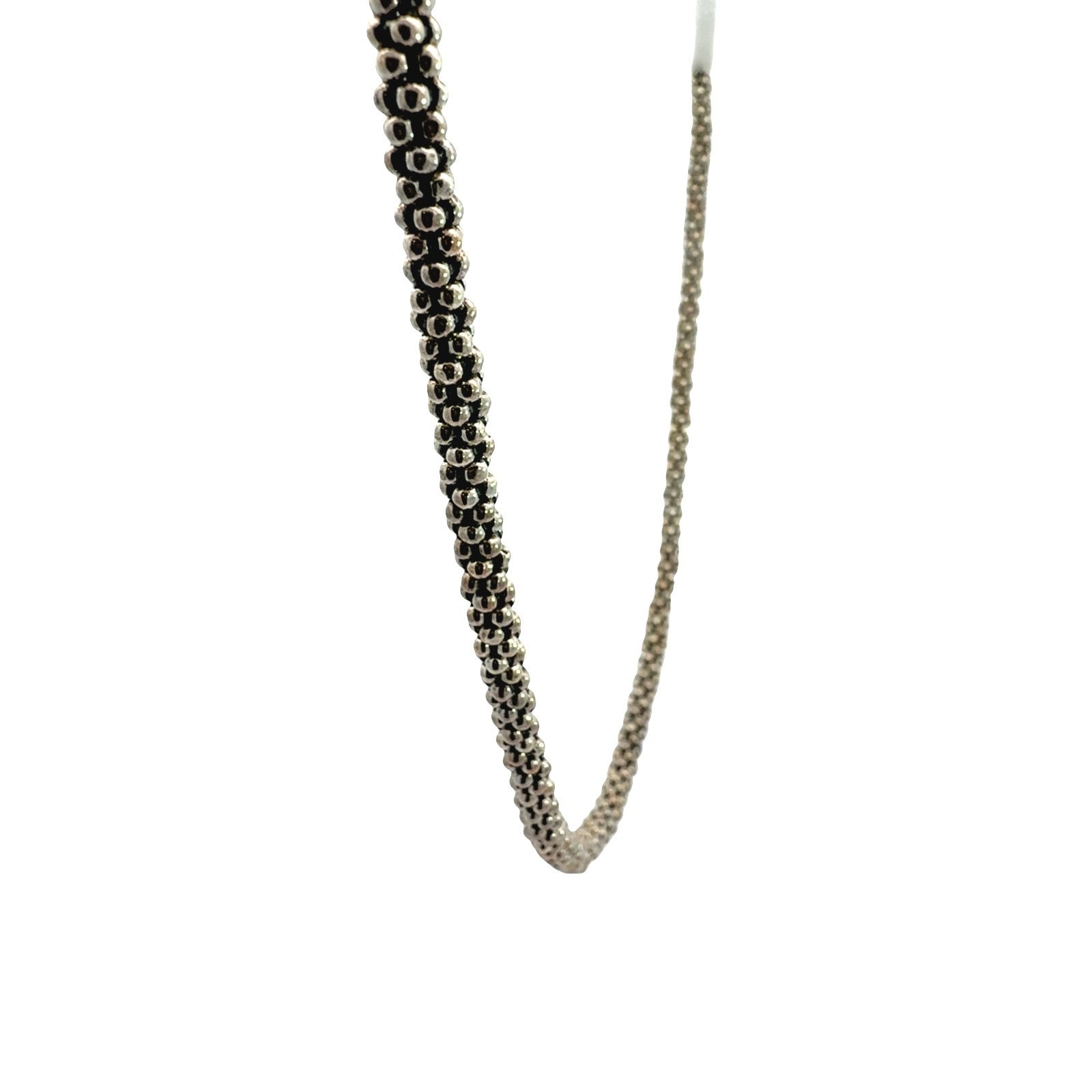 Lagos Sterling Silver Caviar Necklace2