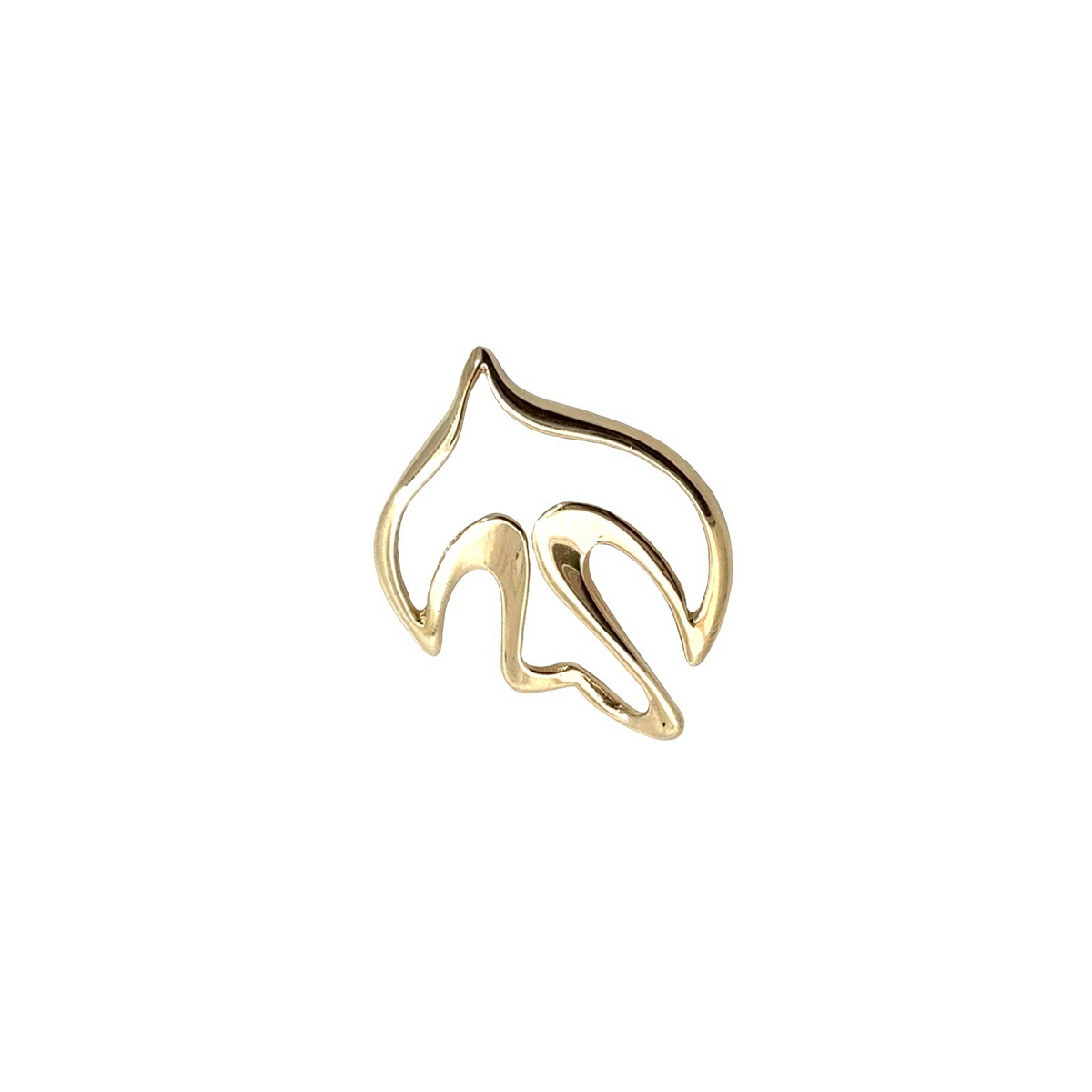 James Avery 14k Yellow Gold Openwork Dove Pendant0