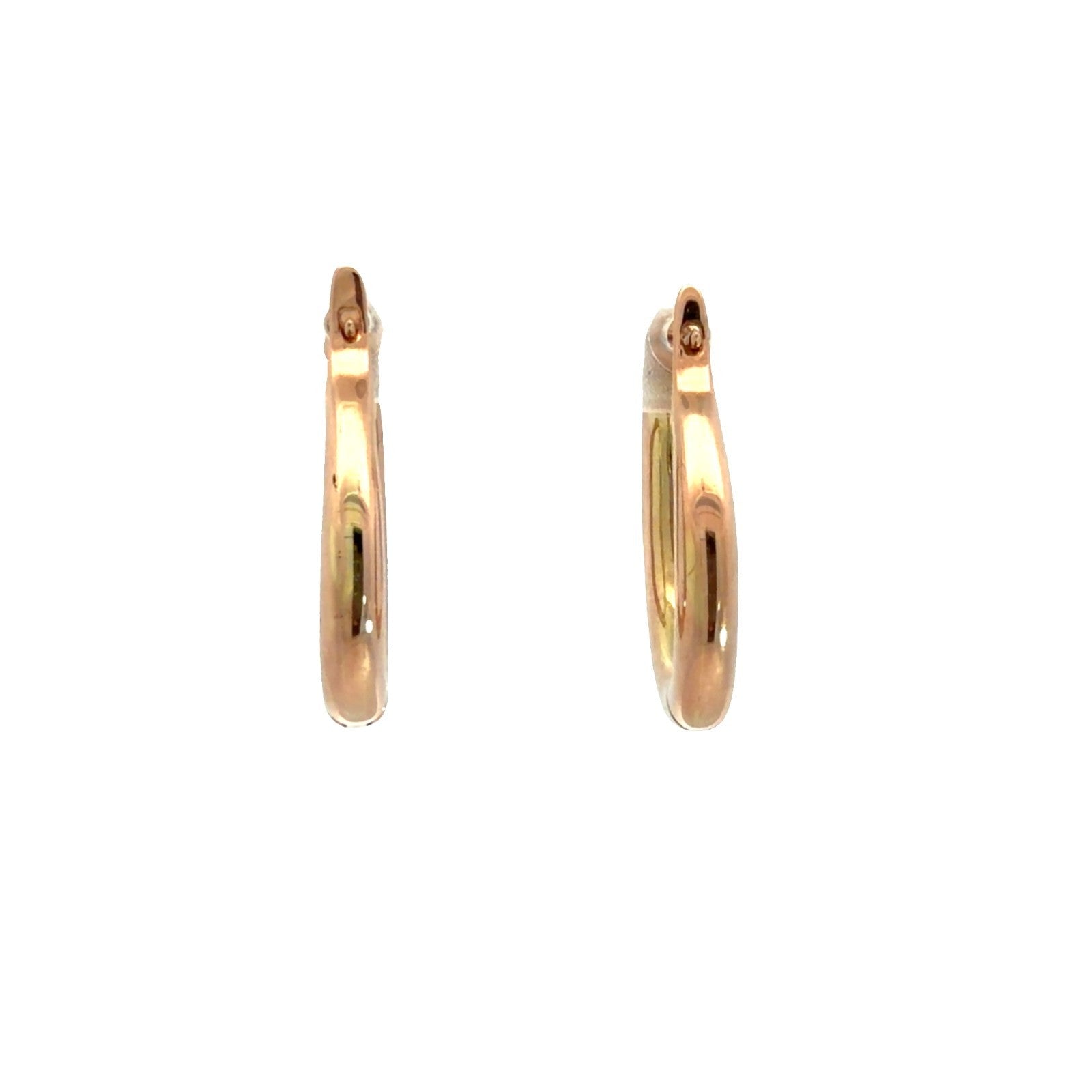 18k Rose Gold and 1.00ctw Diamond Hoop Earrings3