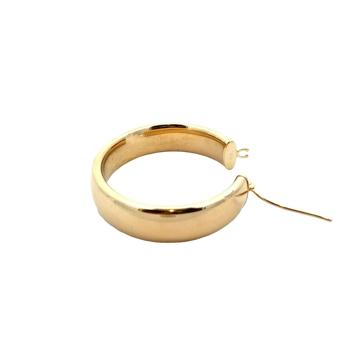 Estate 14k Yellow Gold Hoop Earrings4