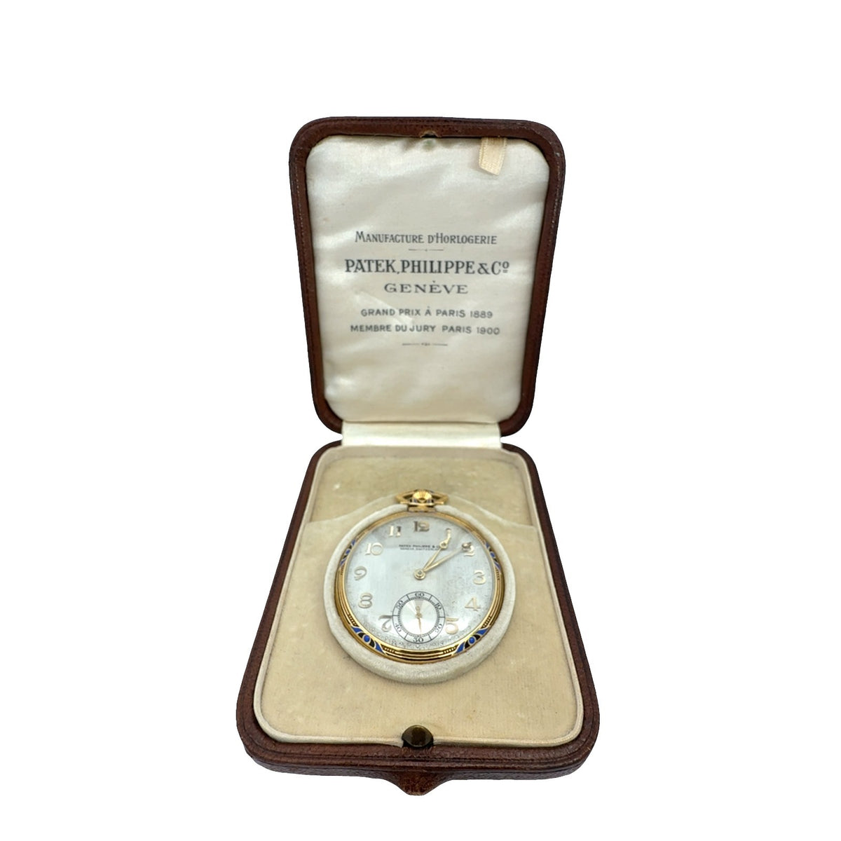 Patek Philippe 18k Yellow Gold Pocketwatch and 14k Yellow Gold Fob Chain8