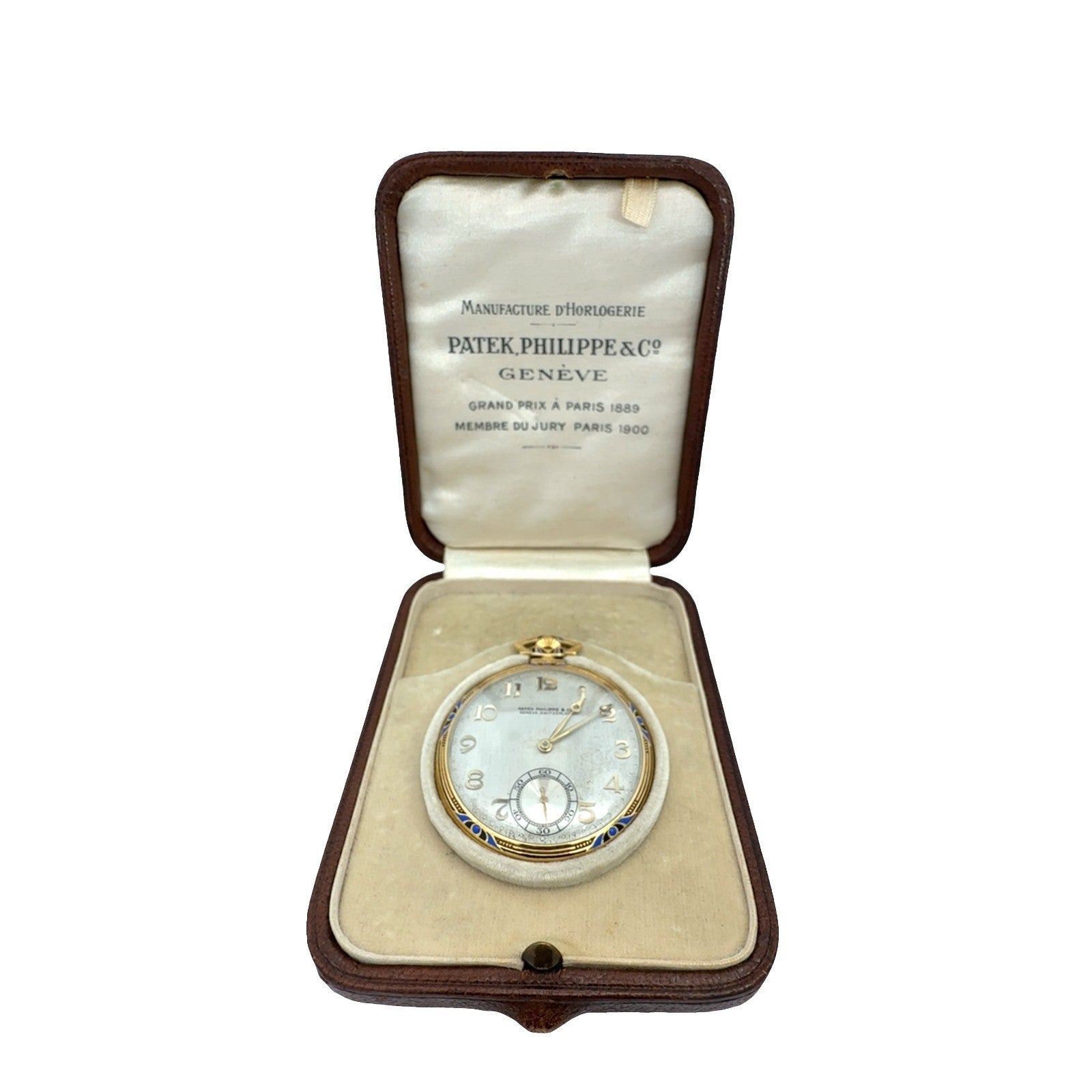 Patek Philippe 18k Yellow Gold Pocketwatch and 14k Yellow Gold Fob Chain8