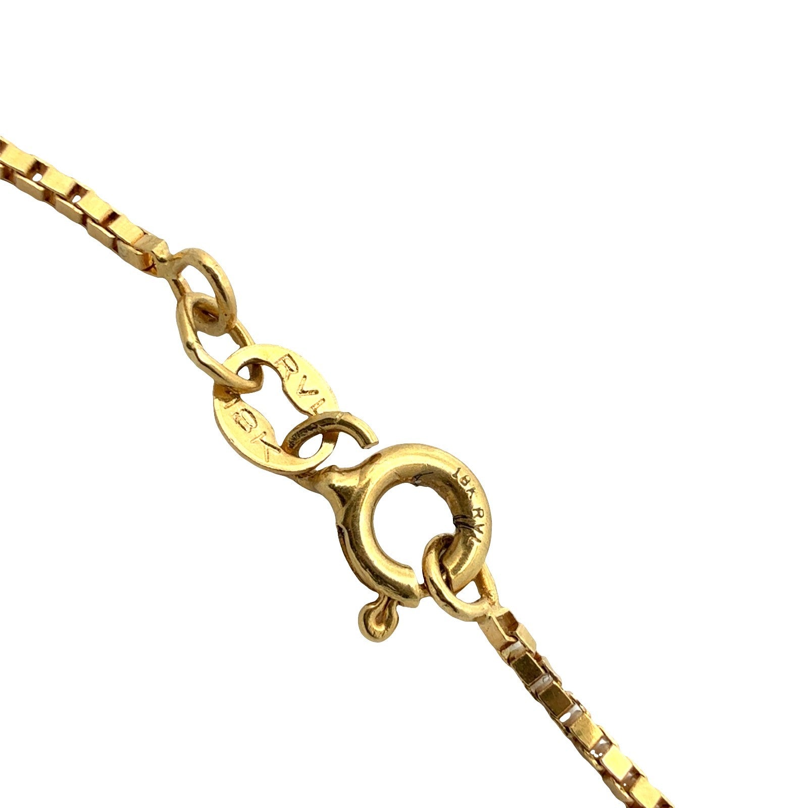 Vintage 18k Yellow Gold Turquoise and Enamel Filigree Cross Necklace4