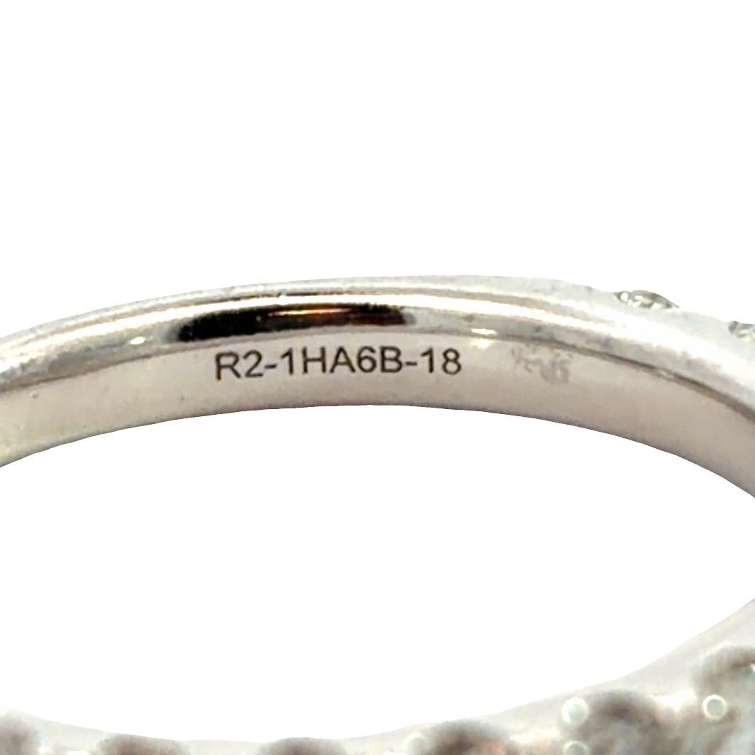 18K White Gold 13 Diamond 0.78cttw Wedding Band Ring6