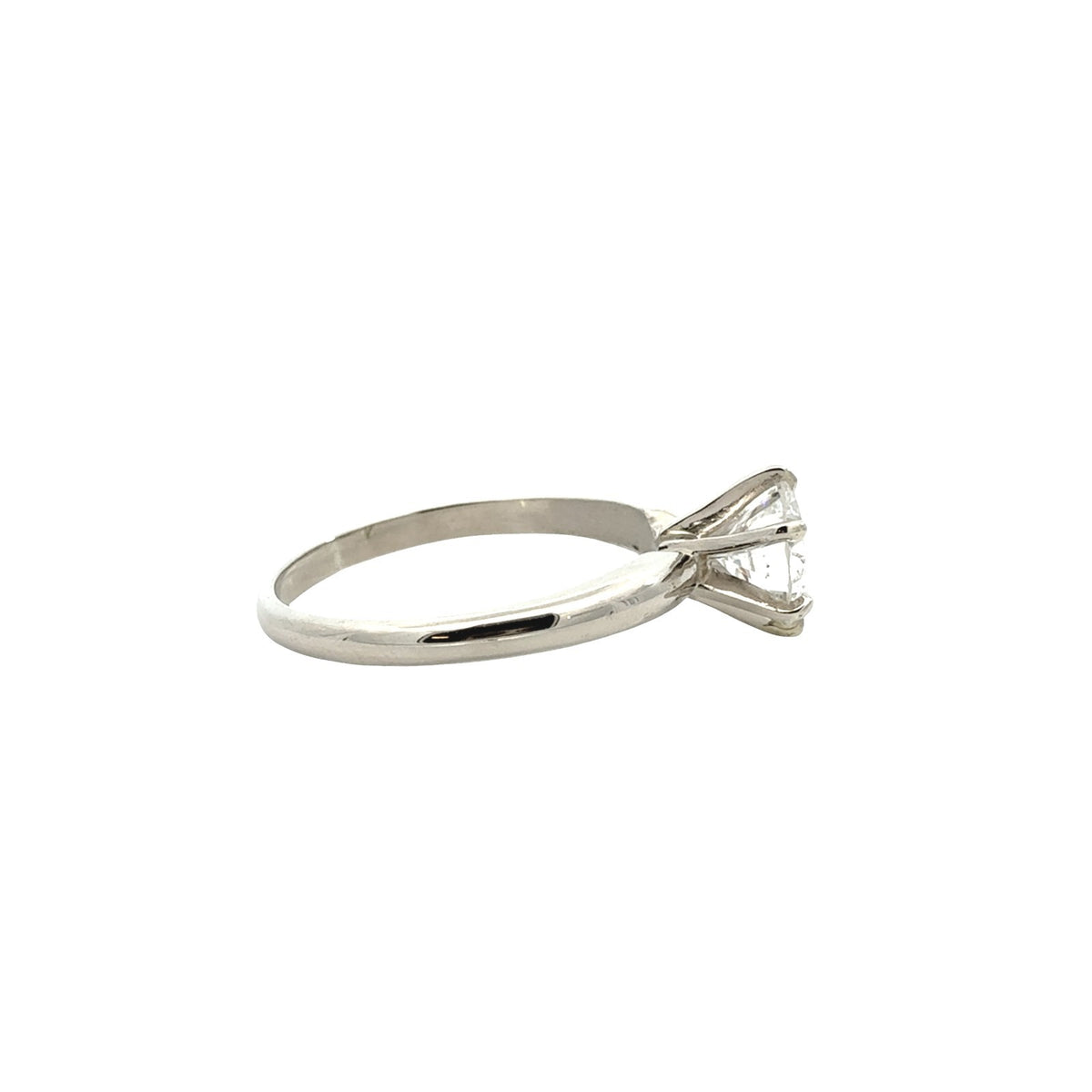 14k White Gold 1.16tcw Diamond Solitaire Engagement Ring3