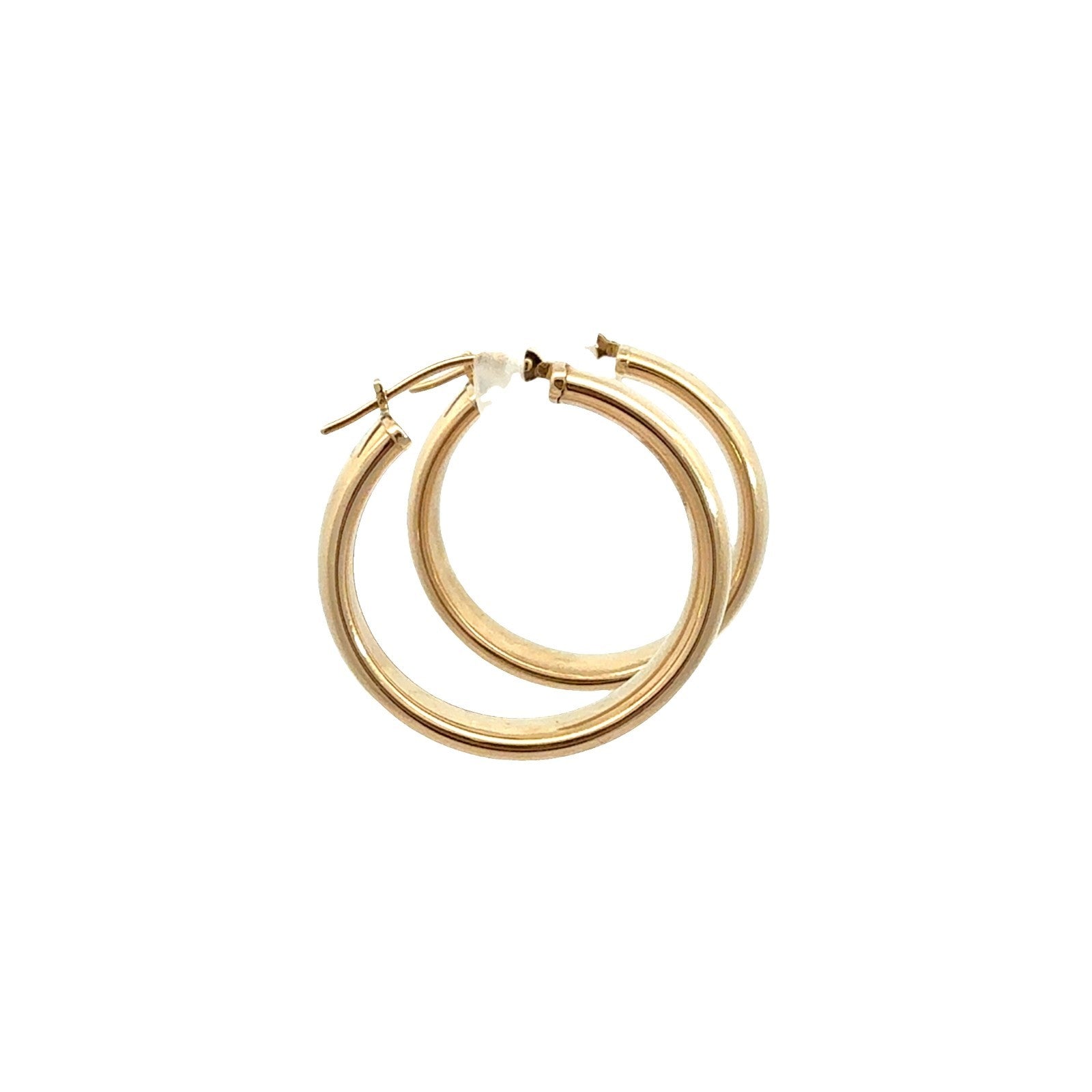 Estate 14k Yellow Gold Hoop Earrings2