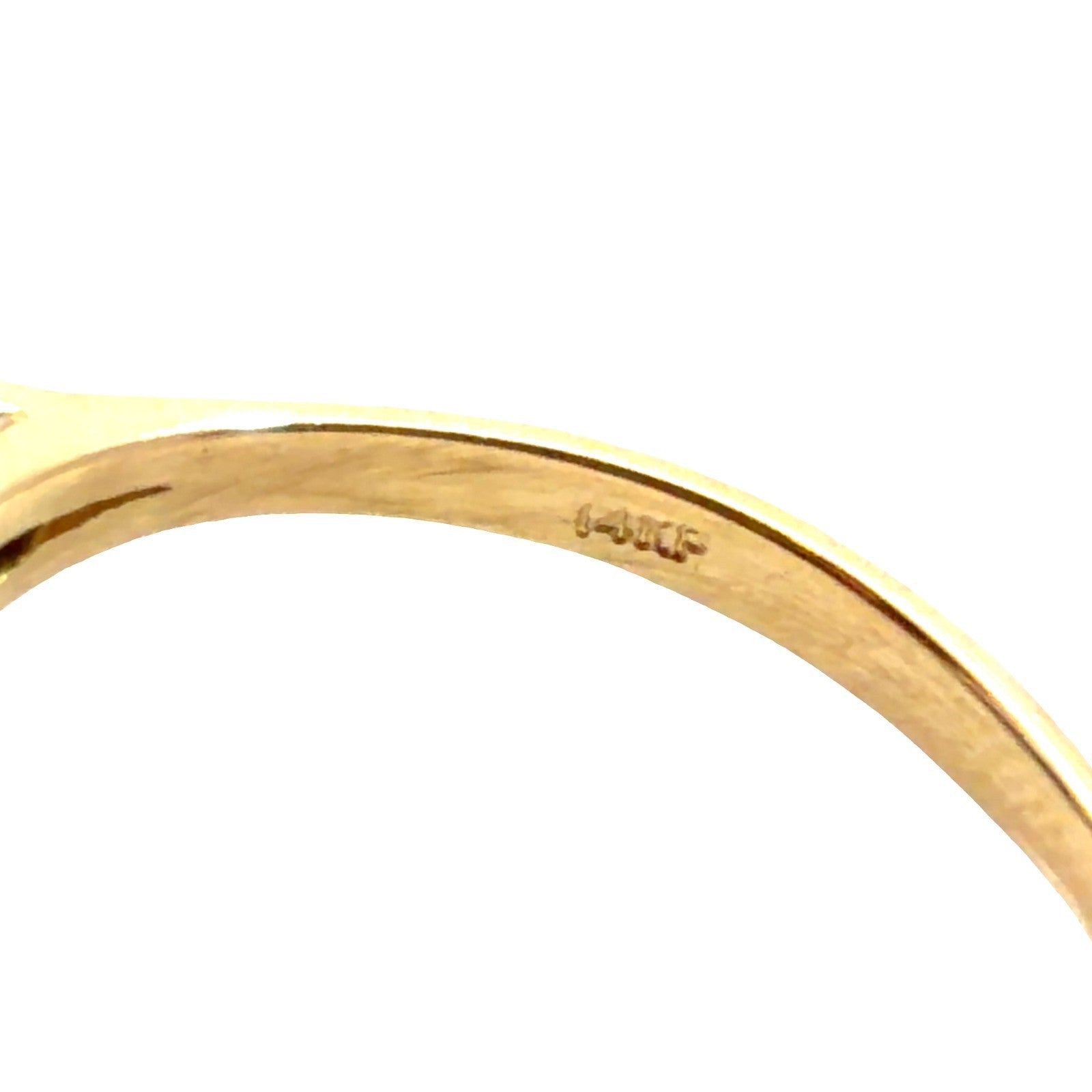 14k Multi-Tone Gold 0.69cttw Diamond and 0.56cttw Sapphire Ring Size 6.754