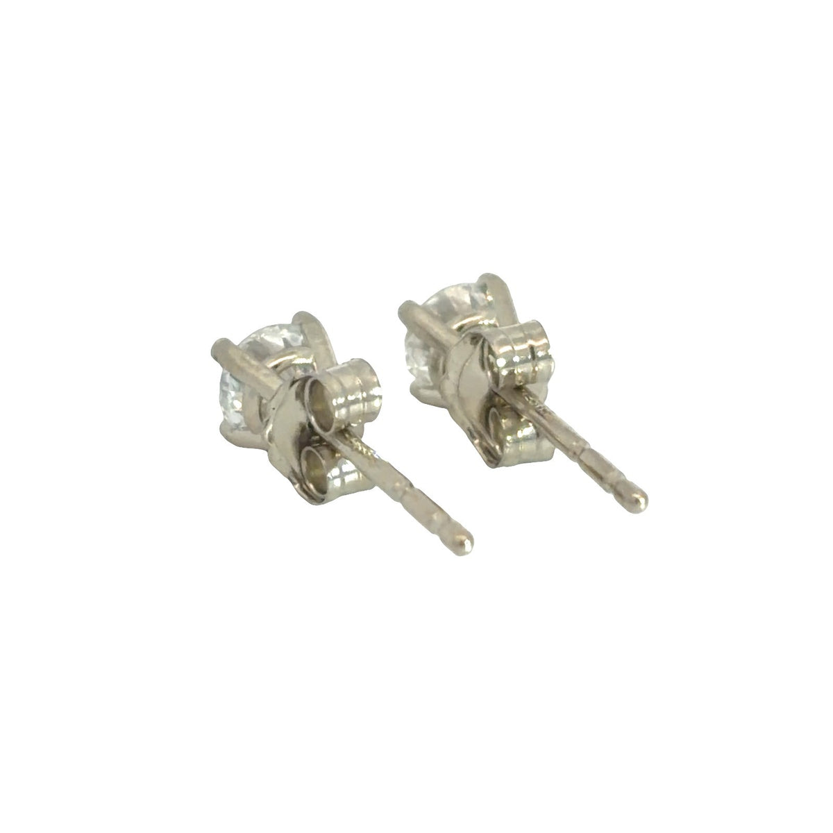 14k White Gold 0.36cttw Lab Created Diamond Stud Earrings2