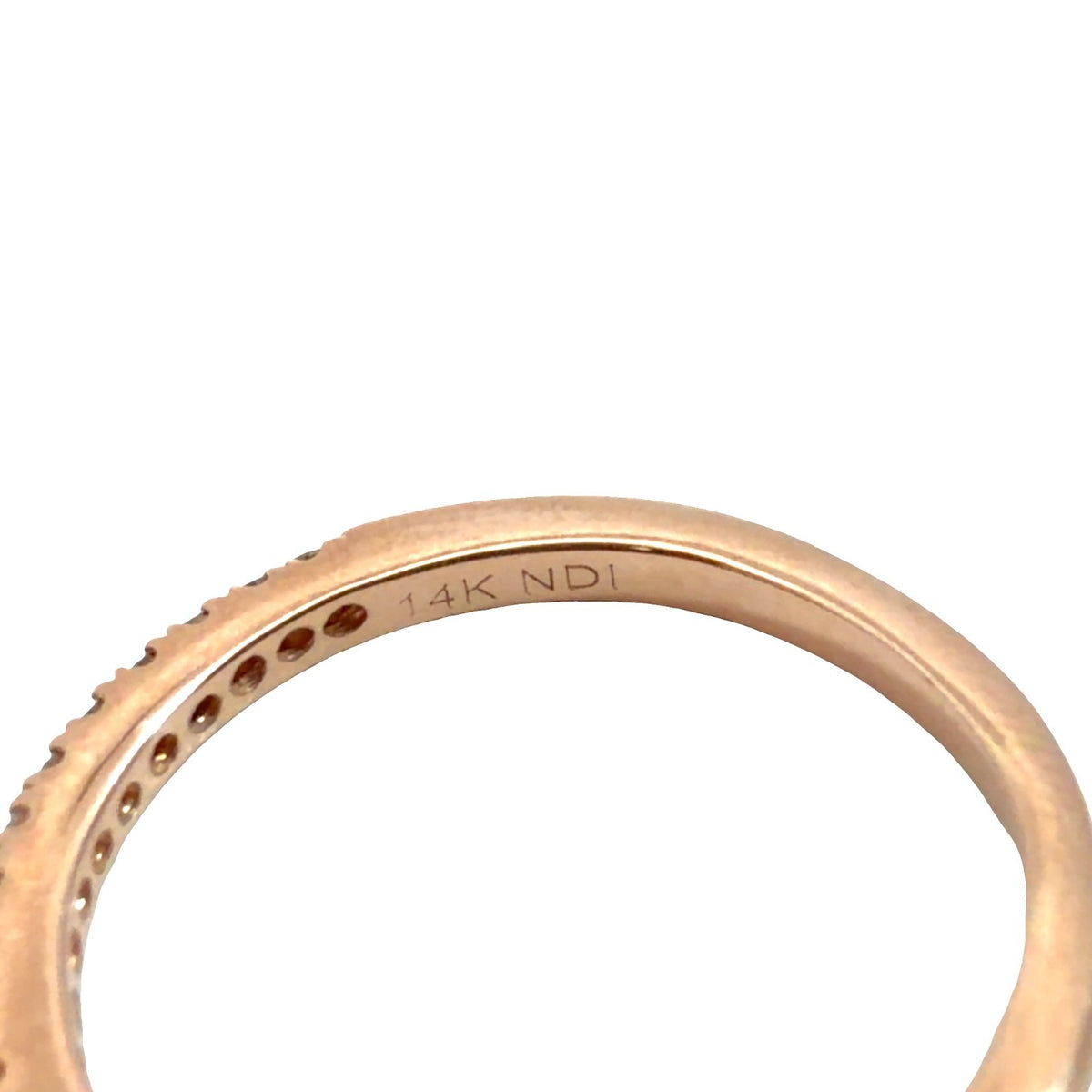 14k Rose Gold Celebration Grand Double Halo 0.88cttw Diamond Bridal Set Size 5.58
