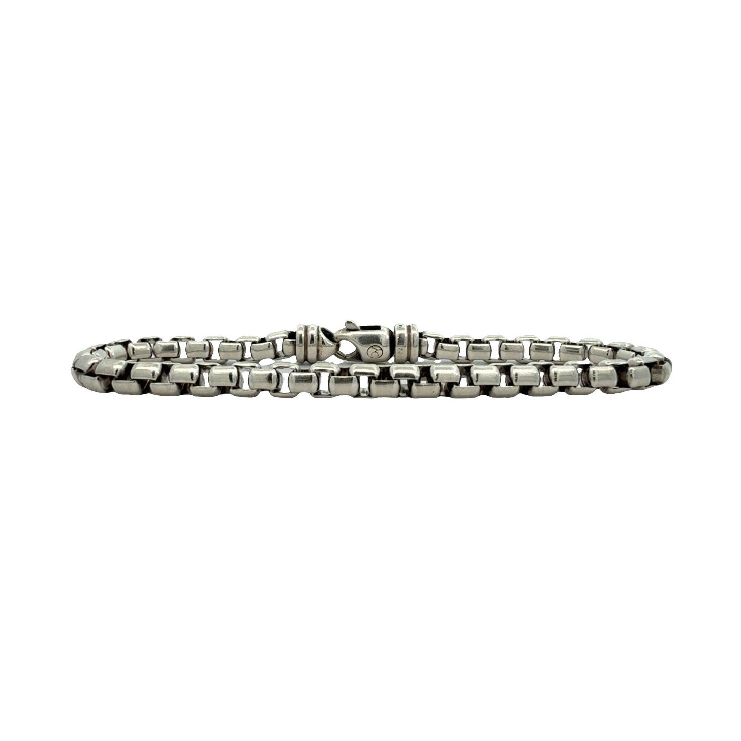 Sterling Silver David Yurman Box Chain Bracelet 8" (Large)0
