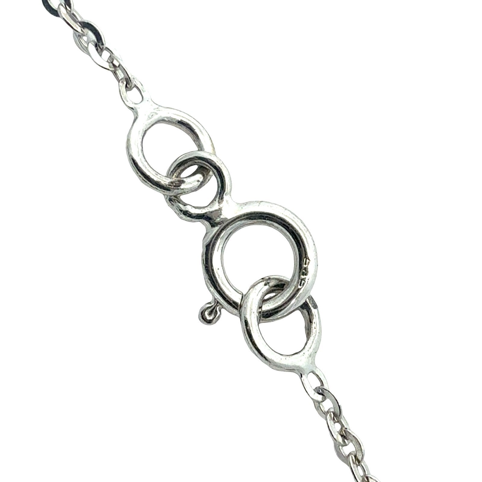 14k White Gold Multi Color 0.83cttw Diamond Fringe Pendant Necklace 6