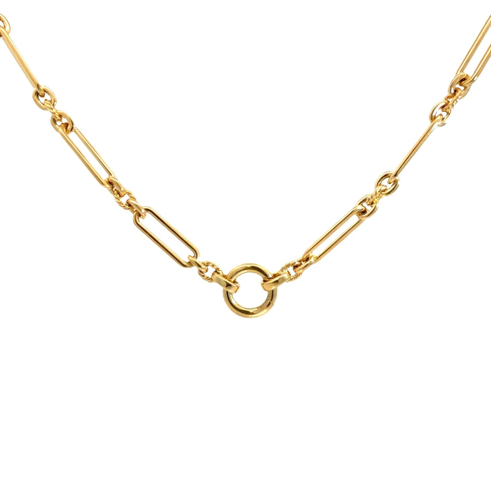 David Yurman 18k Yellow Gold Lexington Chain Necklace 17.5"0