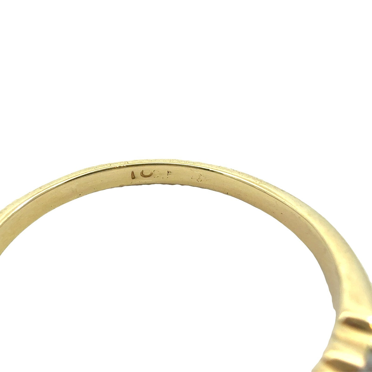 18k Yellow Gold 7 Stone 0.42cttw Diamond Wedding Band Ring5