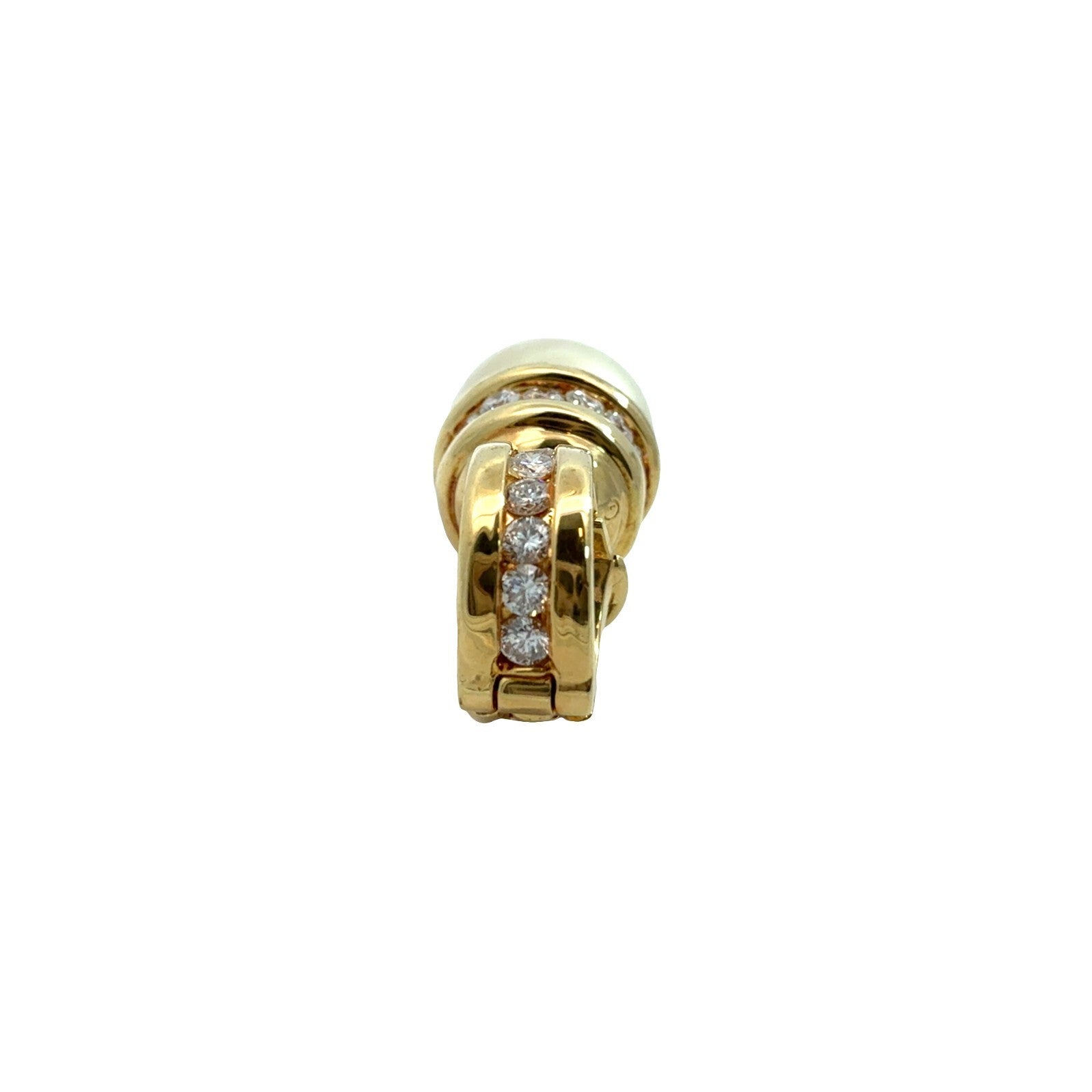 David Yurman 18k Yellow Gold Pearl and 0.32cttw Diamond Enhancer Pendant3