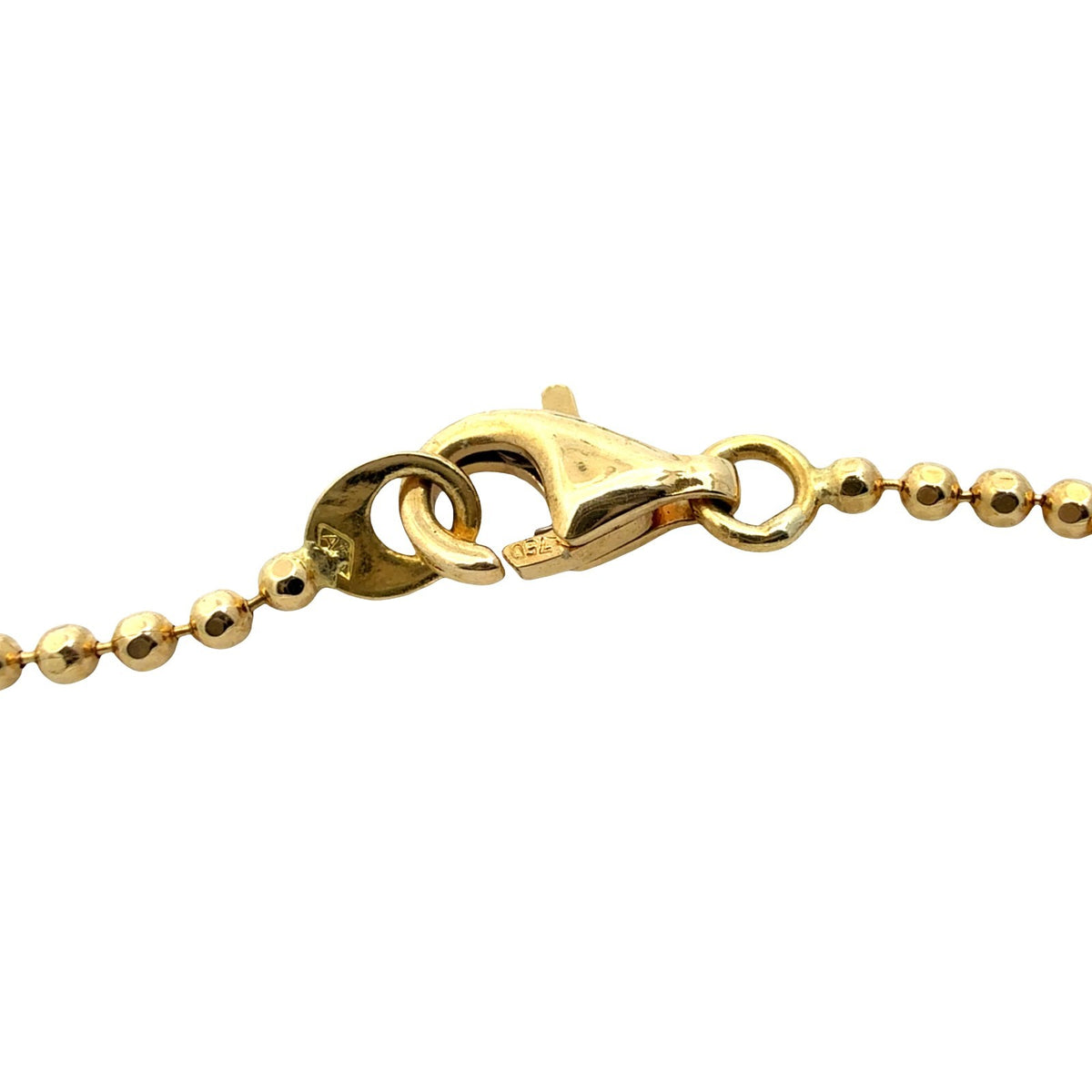 18k Yellow Gold Alternating Multi-Stone Beaded Necklace5
