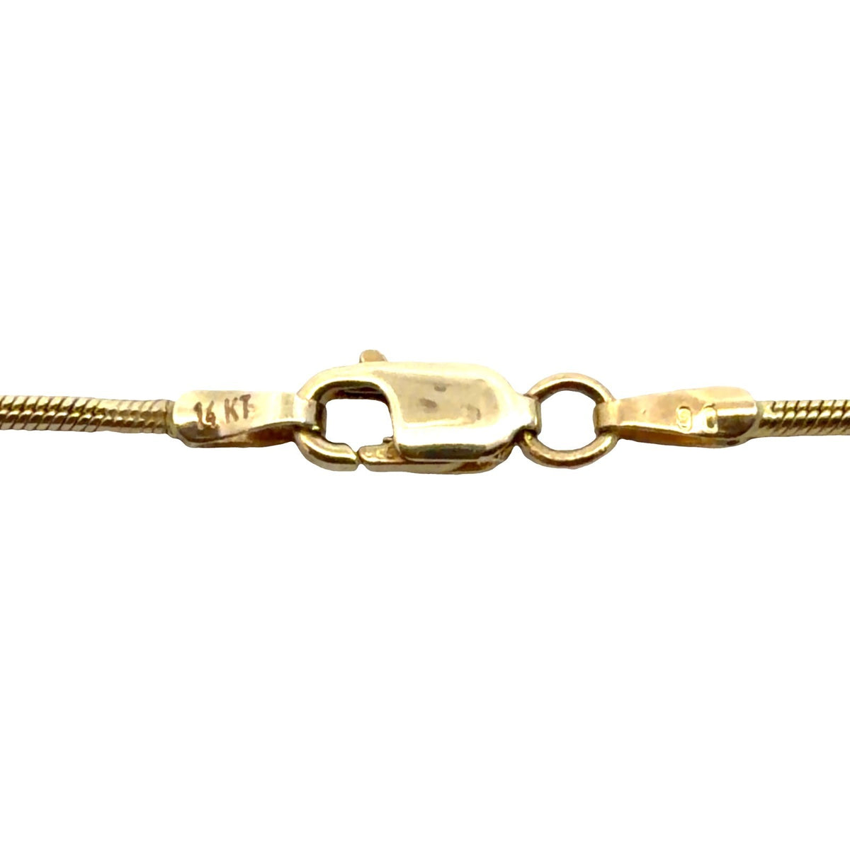 14k Yellow Gold Round Bezel Set 0.65ctw Diamond Pendant Necklace5