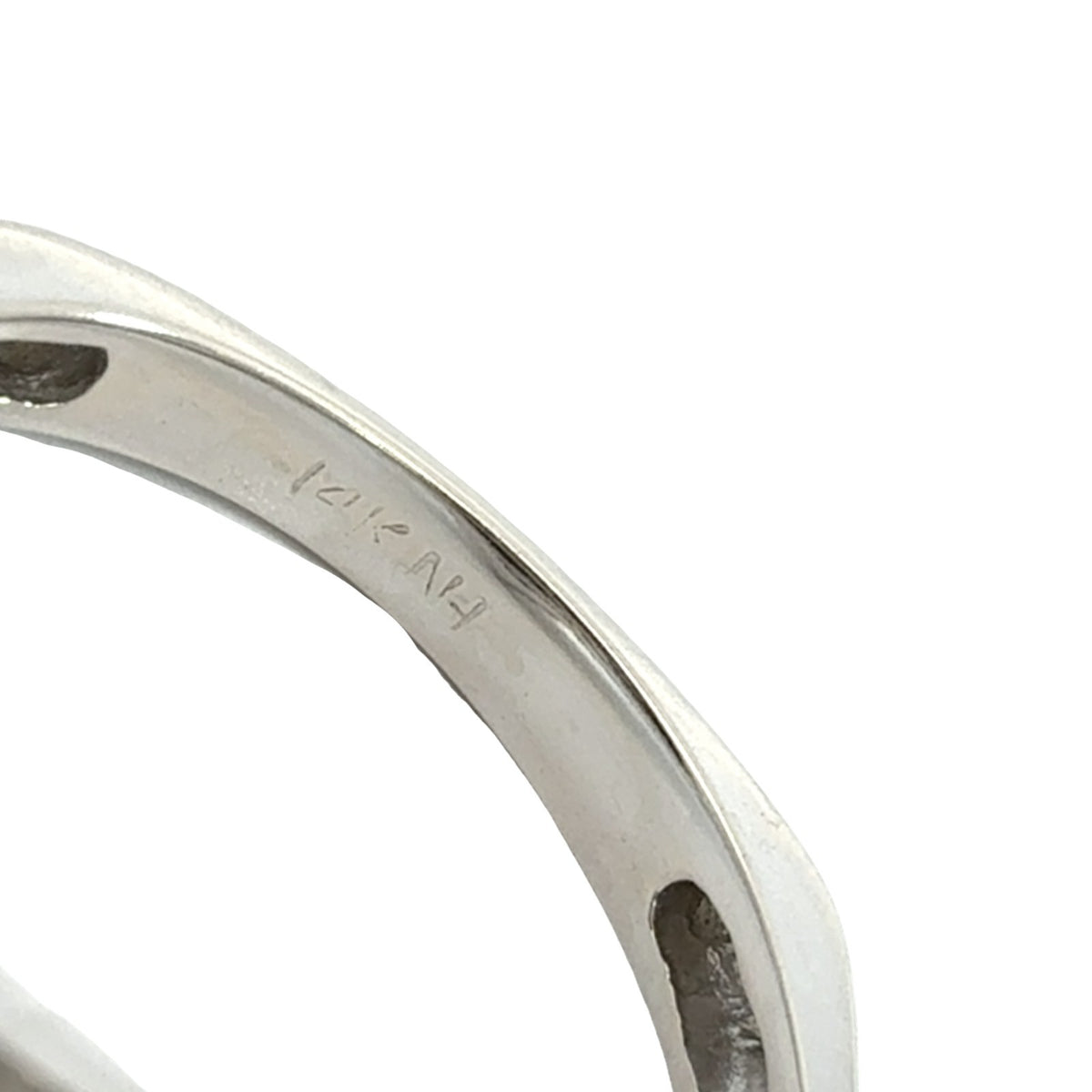 14k White Gold Trillion-Cut 6.57tcw Green Diopside and 0.18cttw Diamond Ring6