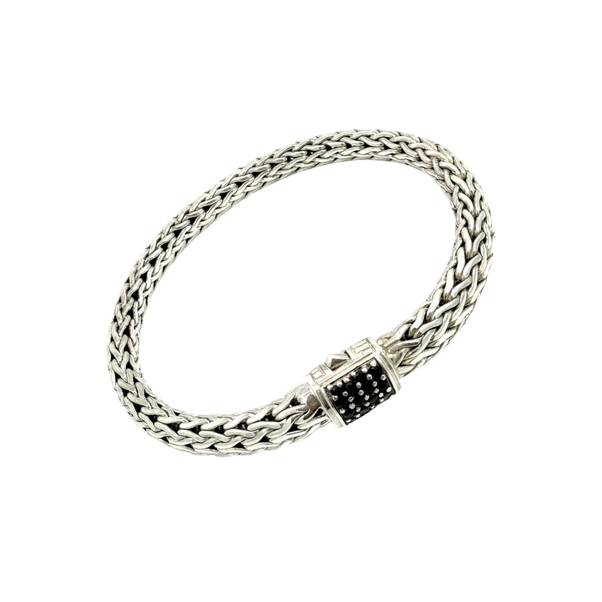 John Hardy Sterling Silver 0.34cttw Spinel Icon Chain Bracelet1