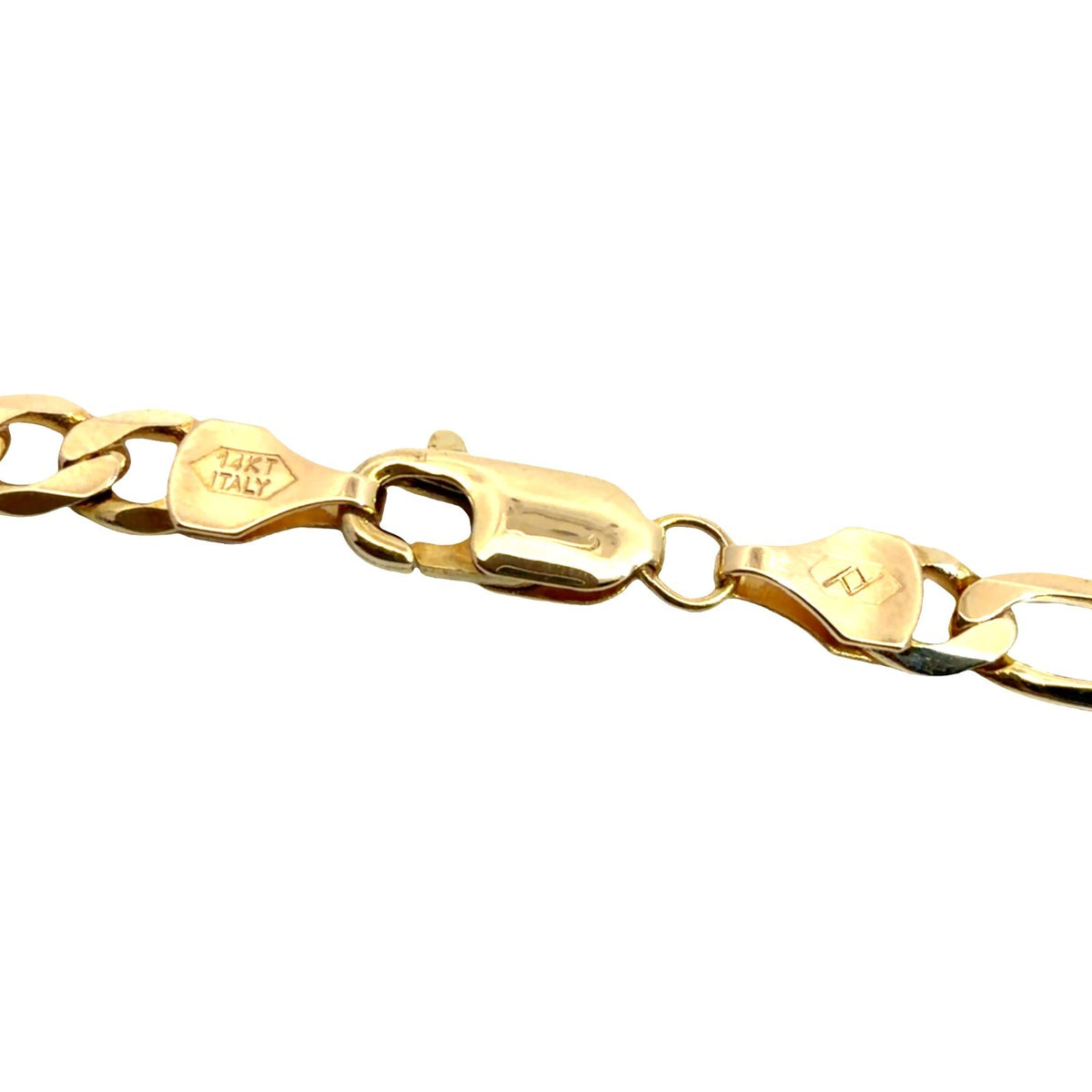 14k Yellow Gold Figaro Link Chain 20"4