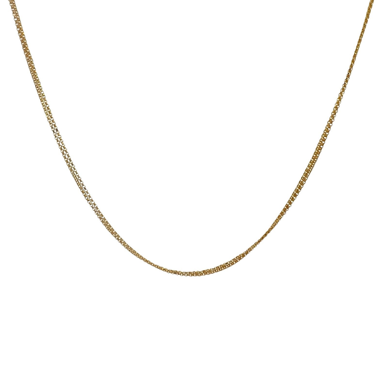 Roberto Coin 18k Yellow Gold Double Strand Chain Necklace0