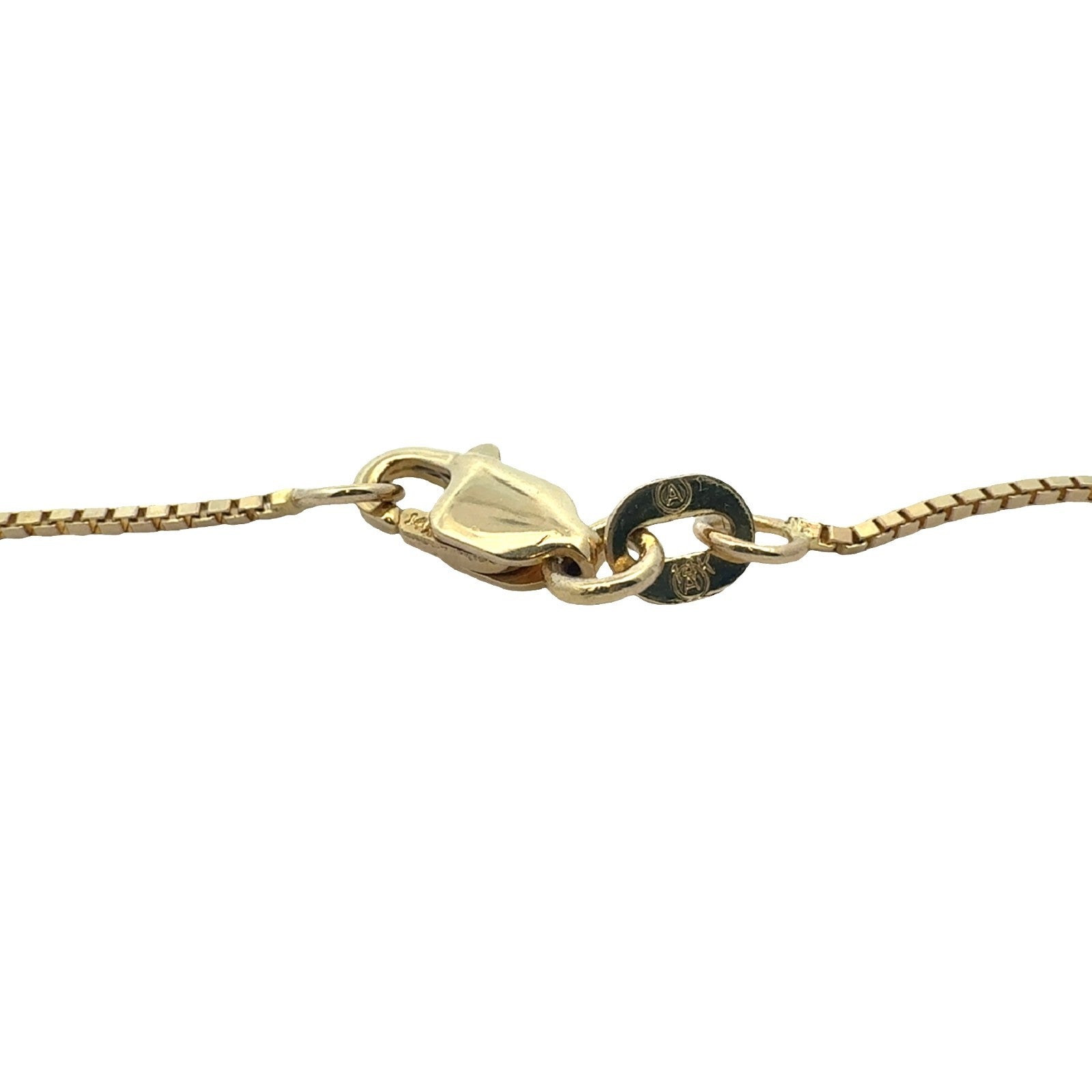 14k Yellow Gold and 0.74ctw Diamond Pendant Necklace 18"5
