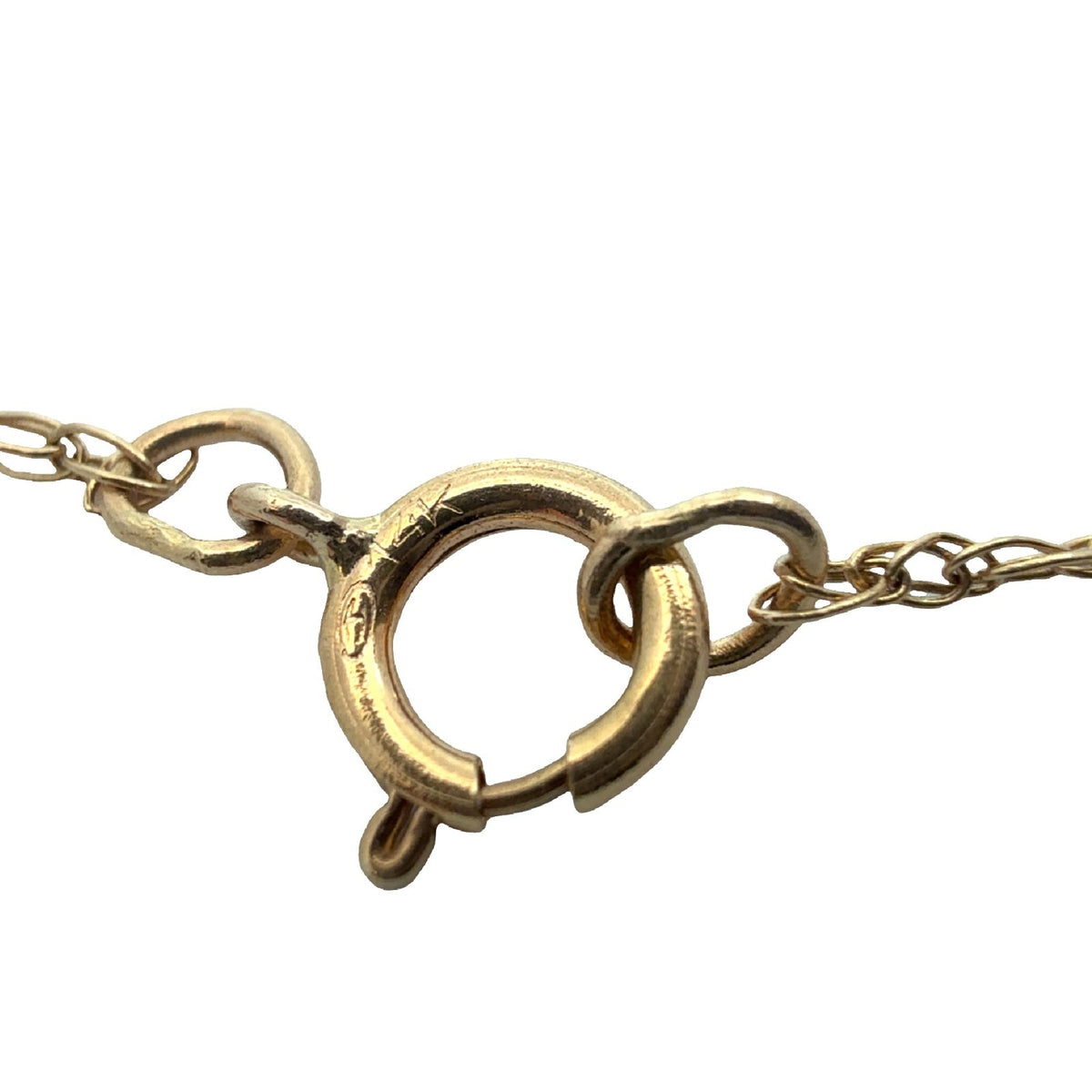Paul Finelt 14k Yellow Gold Filigree and 0.57ctw Diamond Teardrop Necklace 18"6