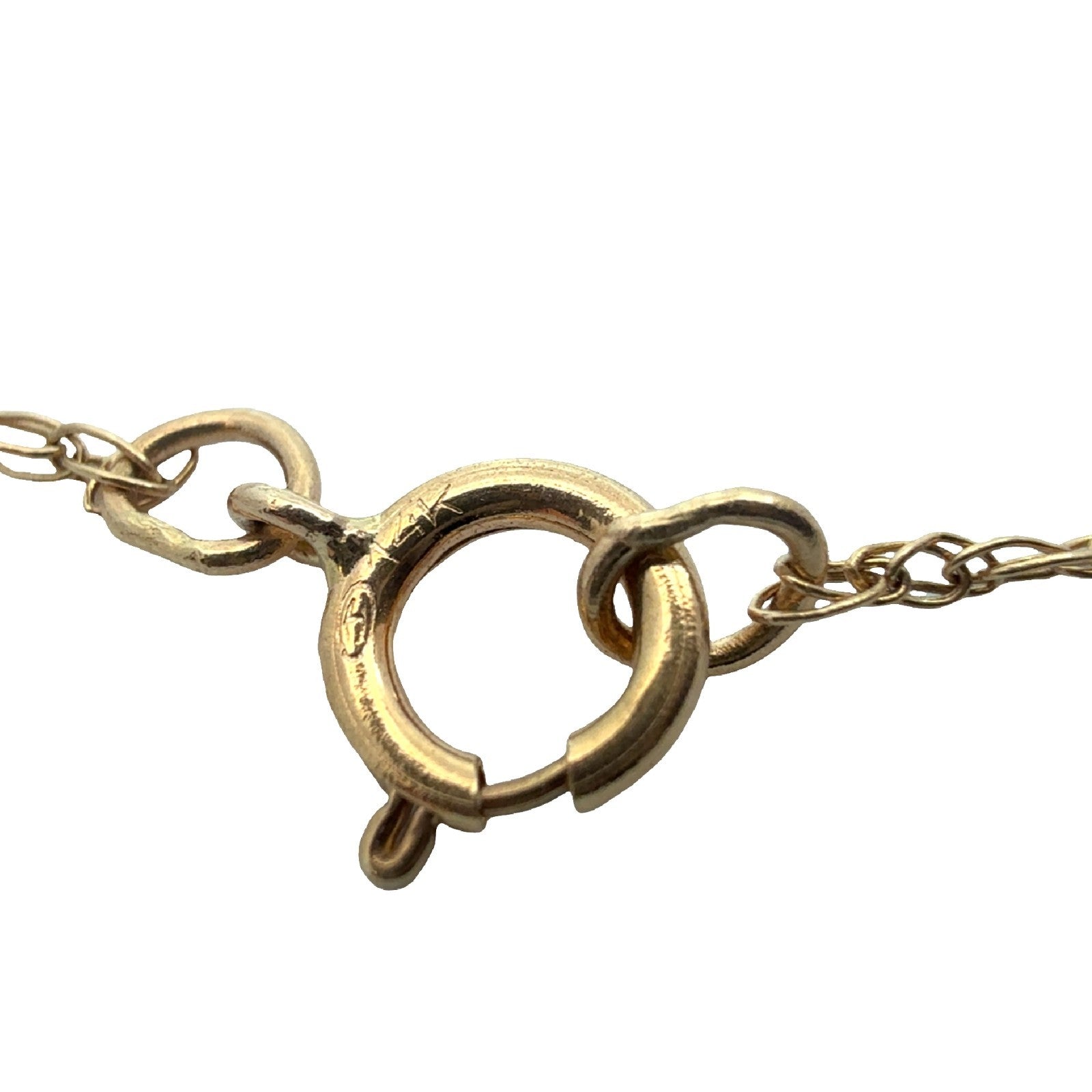 Paul Finelt 14k Yellow Gold Filigree and 0.57ctw Diamond Teardrop Necklace 18"6