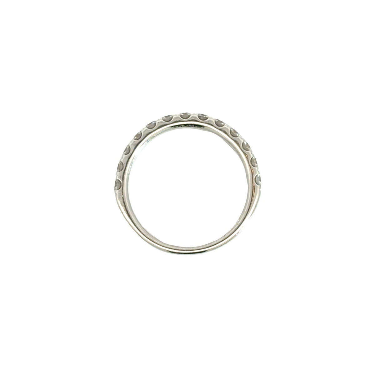 18K White Gold 13 Diamond 0.78cttw Wedding Band Ring5