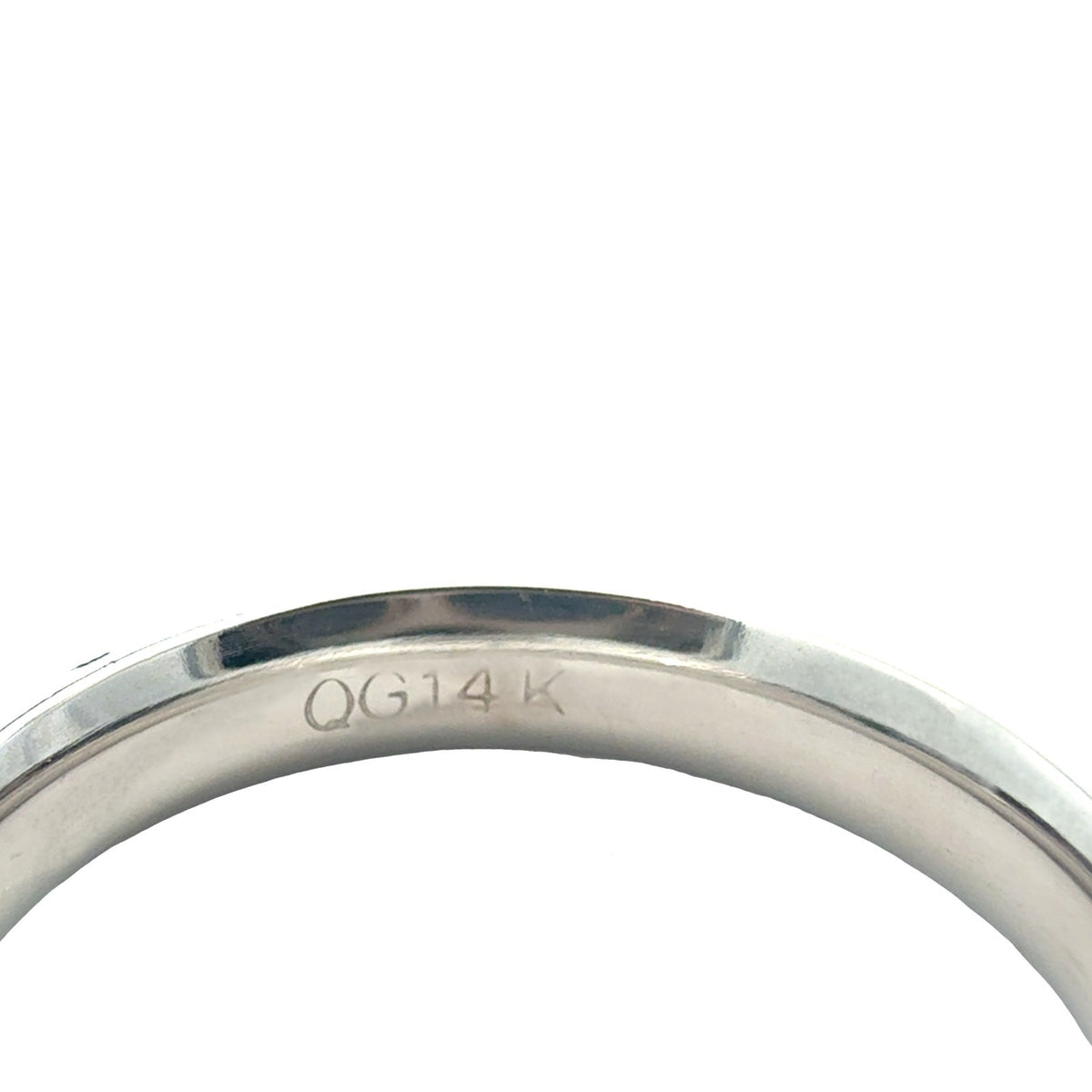 NEW Men's 14k White GoldWedding Band with Milgrain Detailing4
