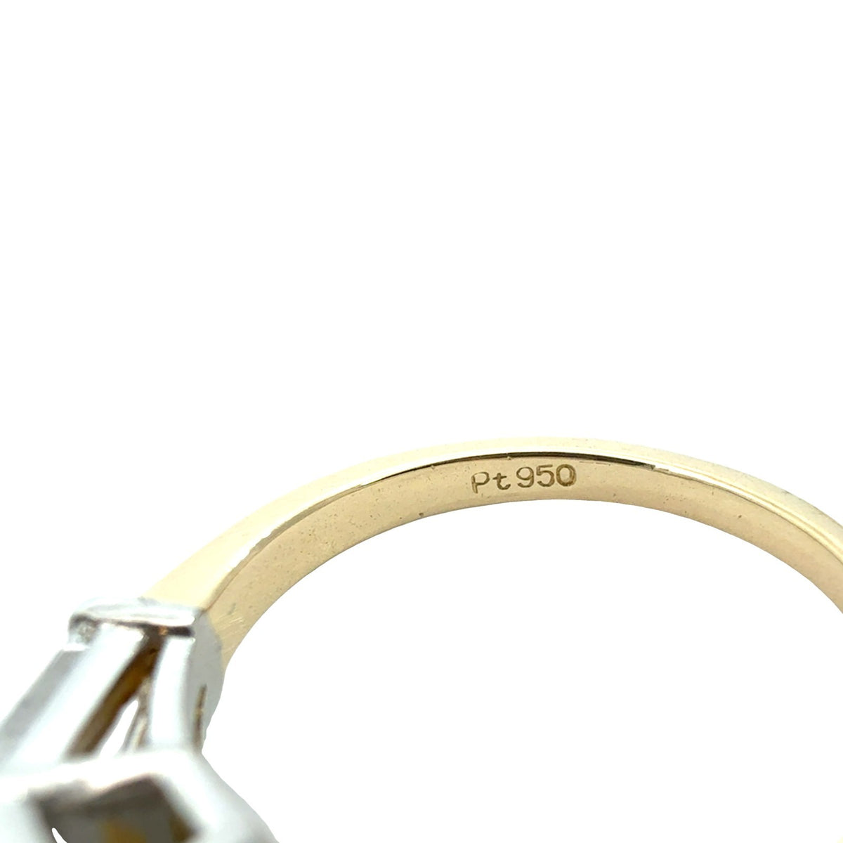 14k Yellow Gold and Platinum 2.73cttw Diamond Three-Stone Engagement Ring7