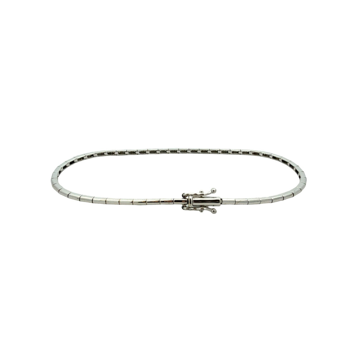 14k White Gold and 0.29cttw Diamond Bracelet4