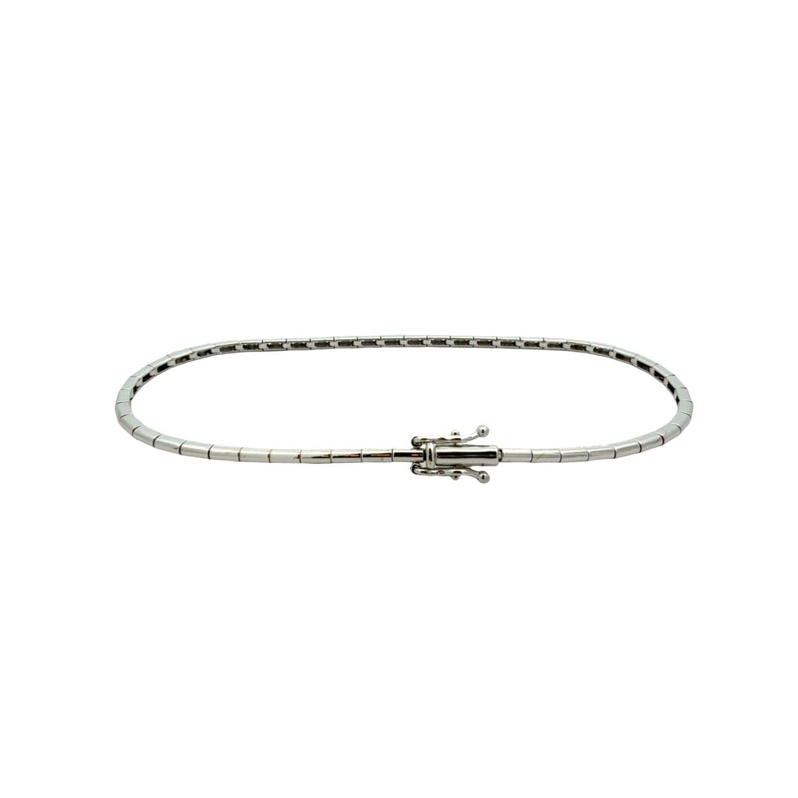 14k White Gold and 0.29cttw Diamond Bracelet4