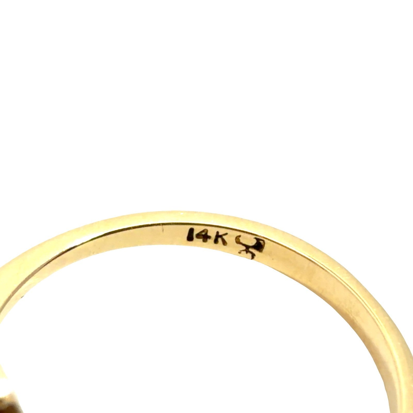 Vintage 14k Yellow Gold and 2.60ctw Oval Opal Cocktail Ring Size 7.55