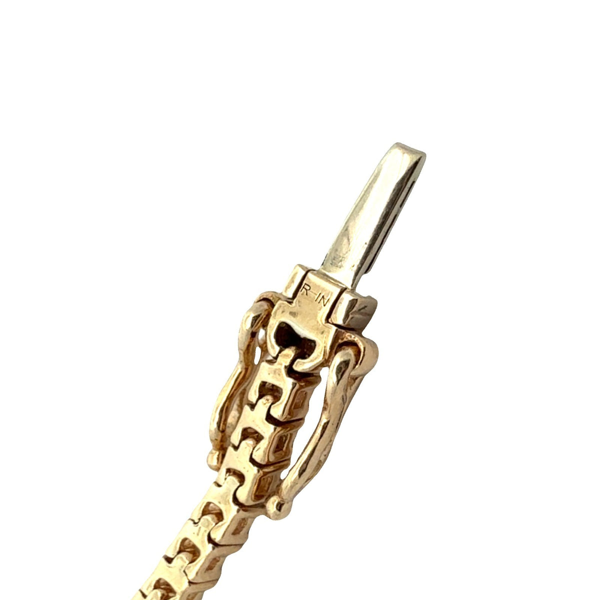14k Yellow Gold and 2.18cttw Lab- Created Diamond Tennis Bracelet 7"7