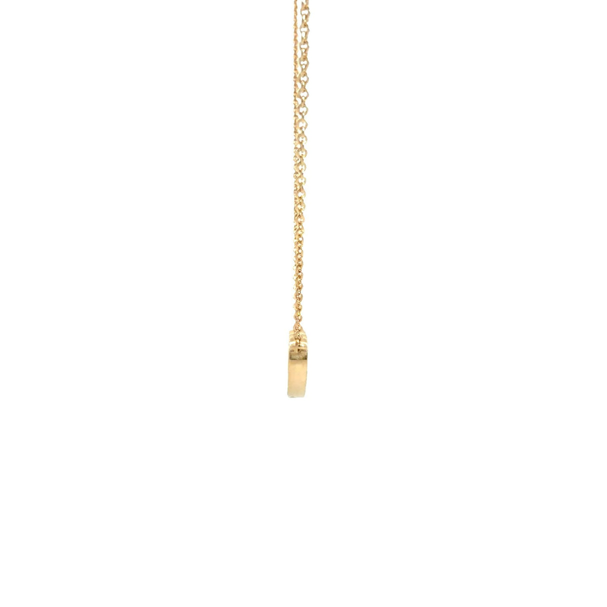 James Avery 14k Yellow Gold Heart Pendant Necklace 18"2