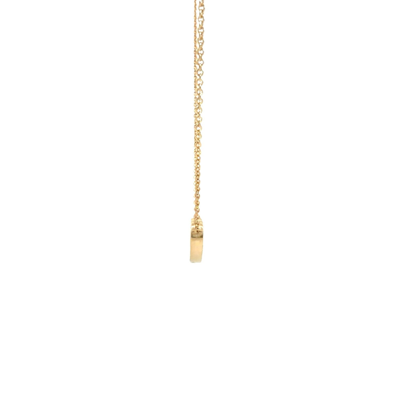 James Avery 14k Yellow Gold Heart Pendant Necklace 18"2