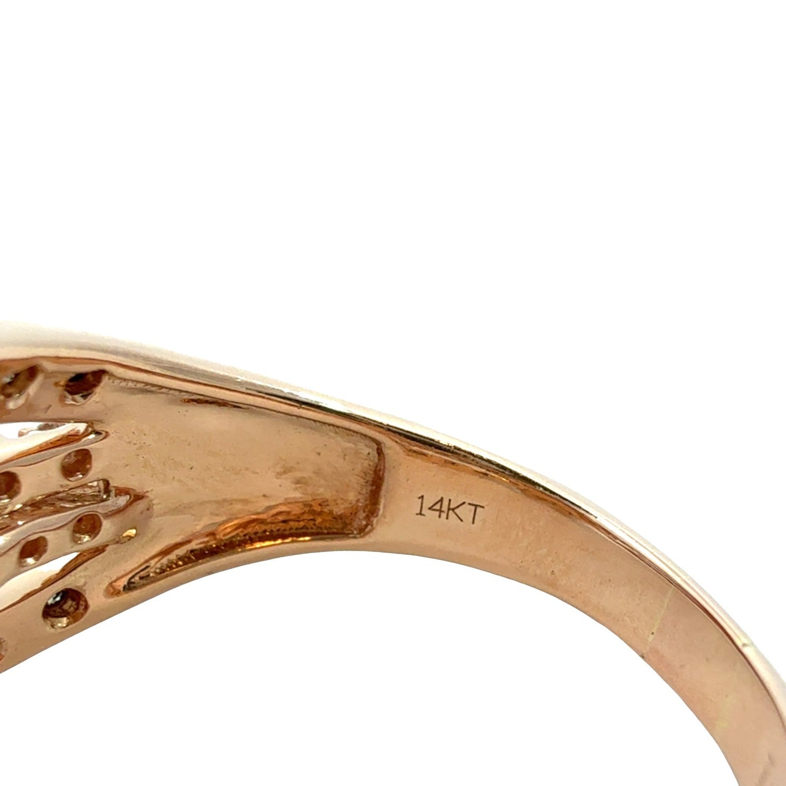 LeVian 14k Rose Gold Oval 2.22tcw Garnet 0.54cttw Chocolate & White Diamond Ring6