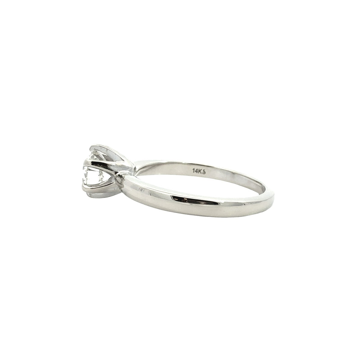 14k White Gold Solitaire 1.26tcw Lab-Grown Diamond Engagement Ring3