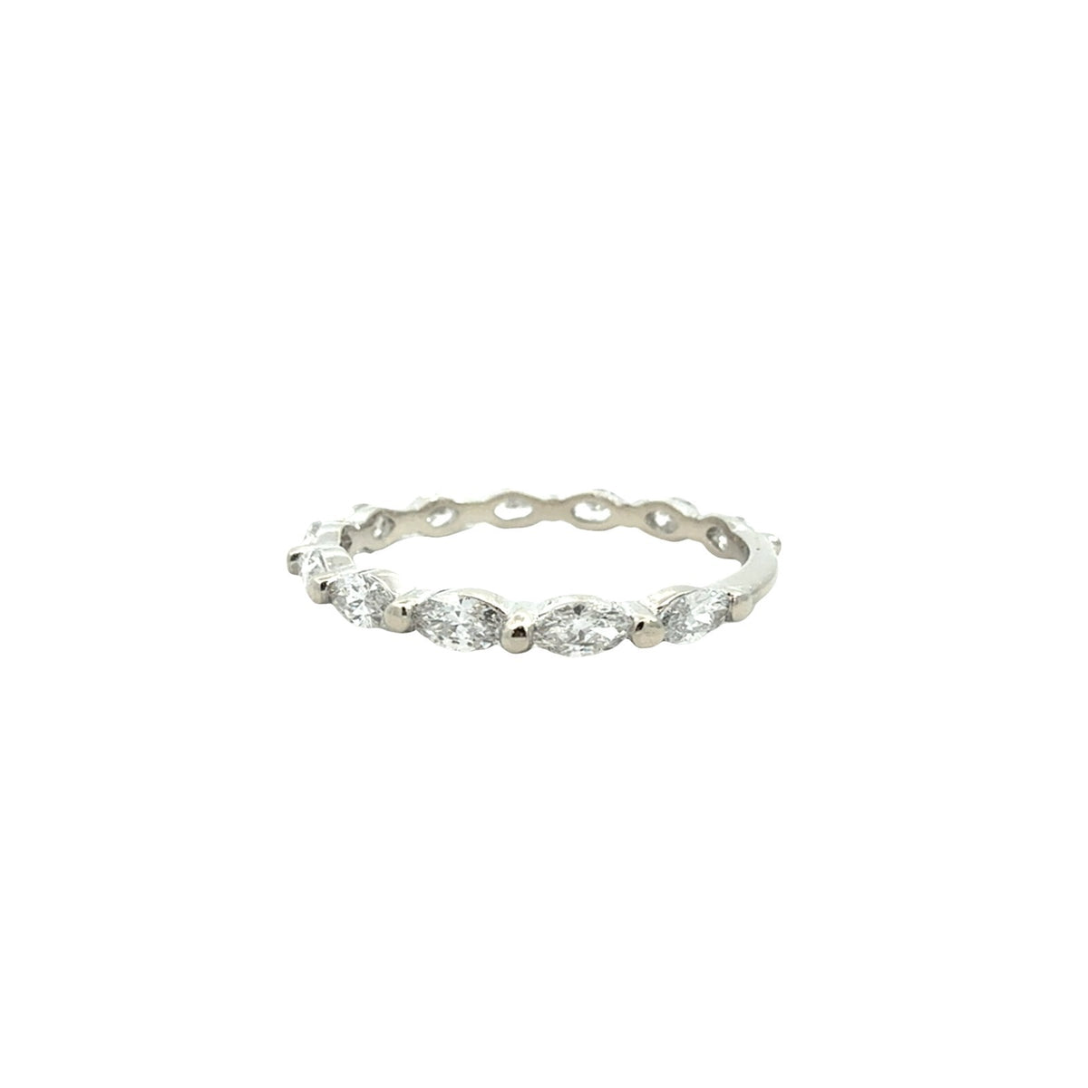 14k White Gold 2.04cttw Oval Halo Diamond Engagement Ring and Band Bridal Set 9