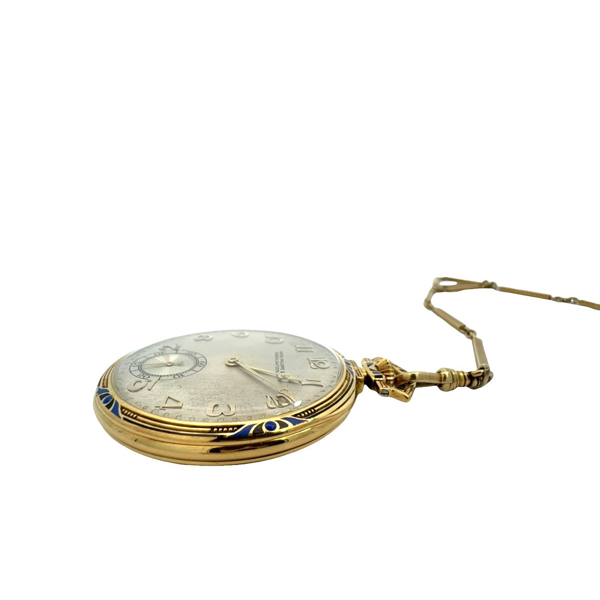Patek Philippe 18k Yellow Gold Pocketwatch and 14k Yellow Gold Fob Chain13
