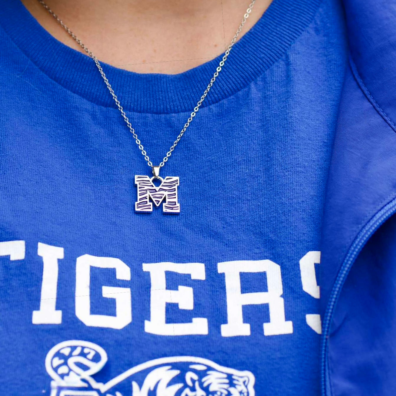 Memphis Tigers Fan Necklace