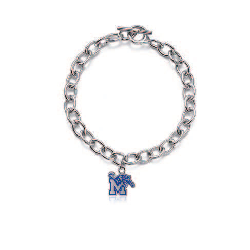 Memphis Tigers Enamel Link Bracelet