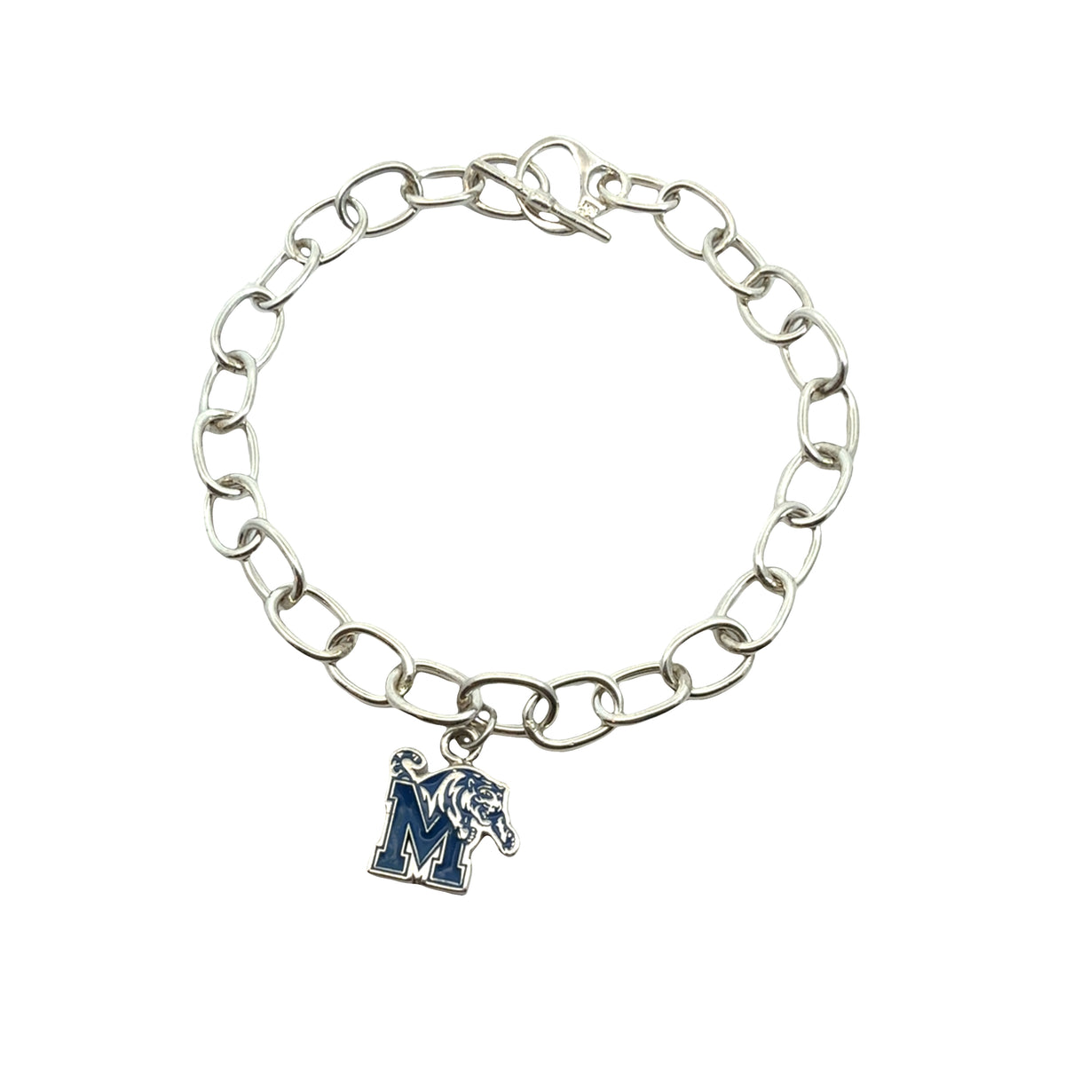 Memphis Tigers Enamel Link Bracelet