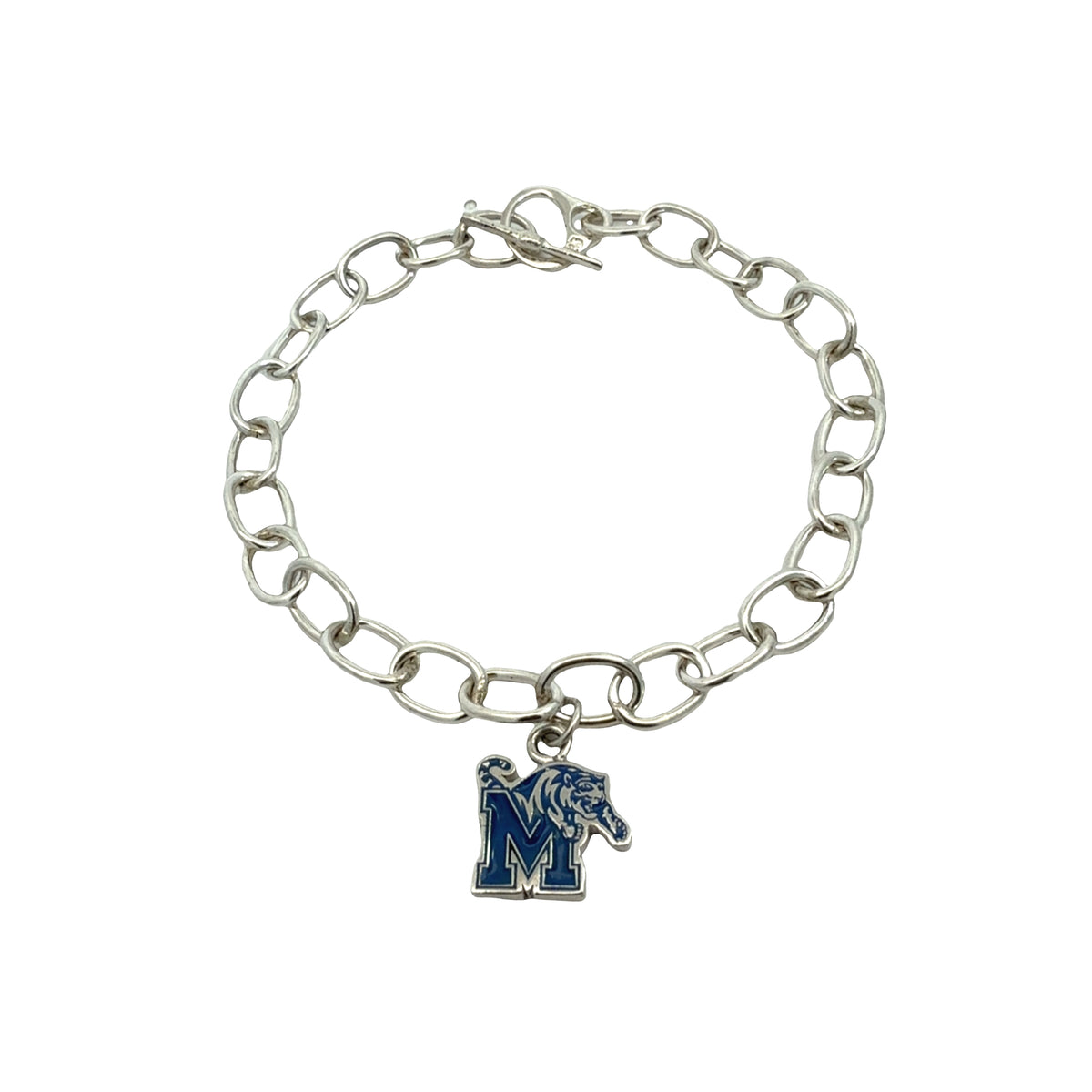 Memphis Tigers Enamel Link Bracelet