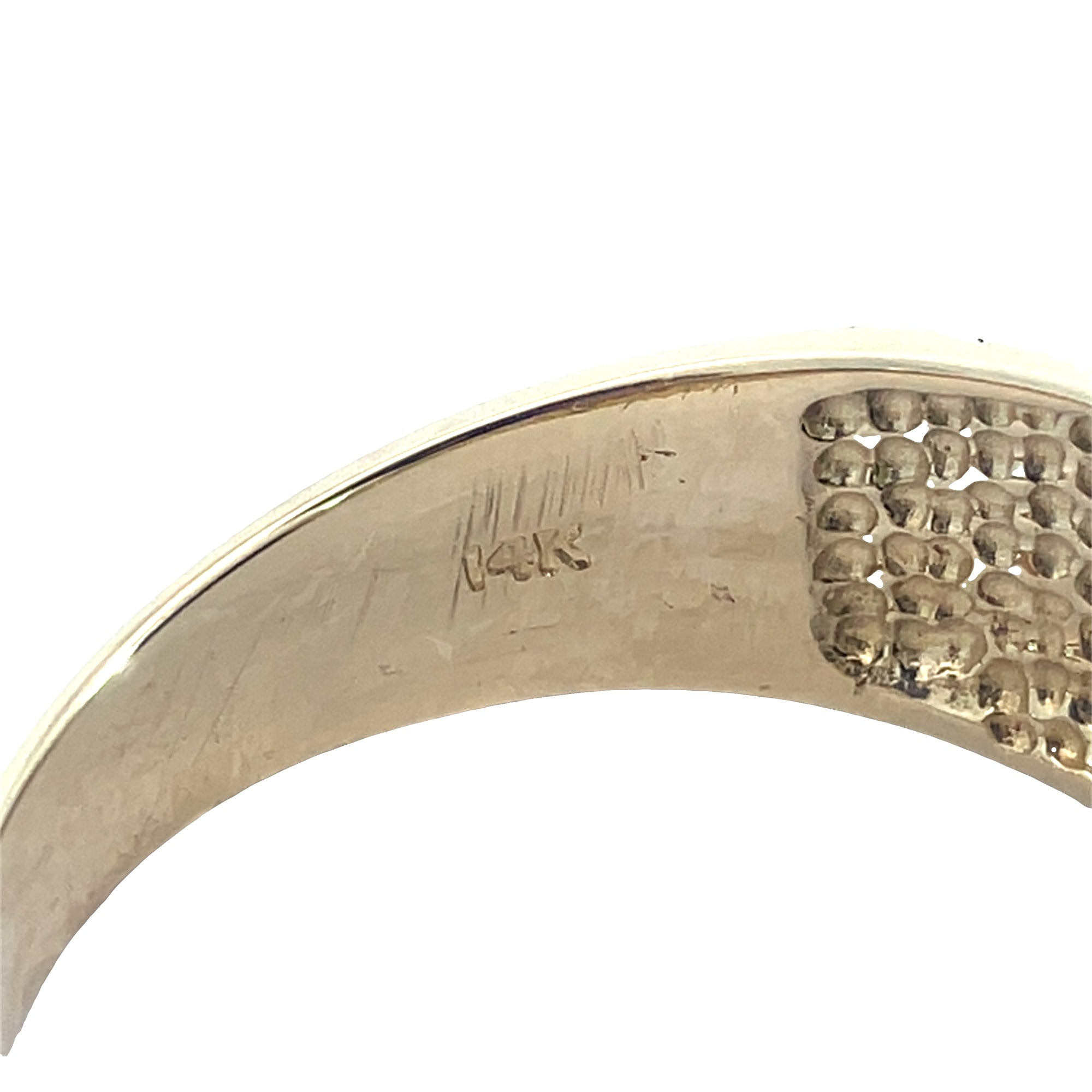 Vintage Men's 14k Yellow Gold Onyx and 0.35 Diamond Signet Ring